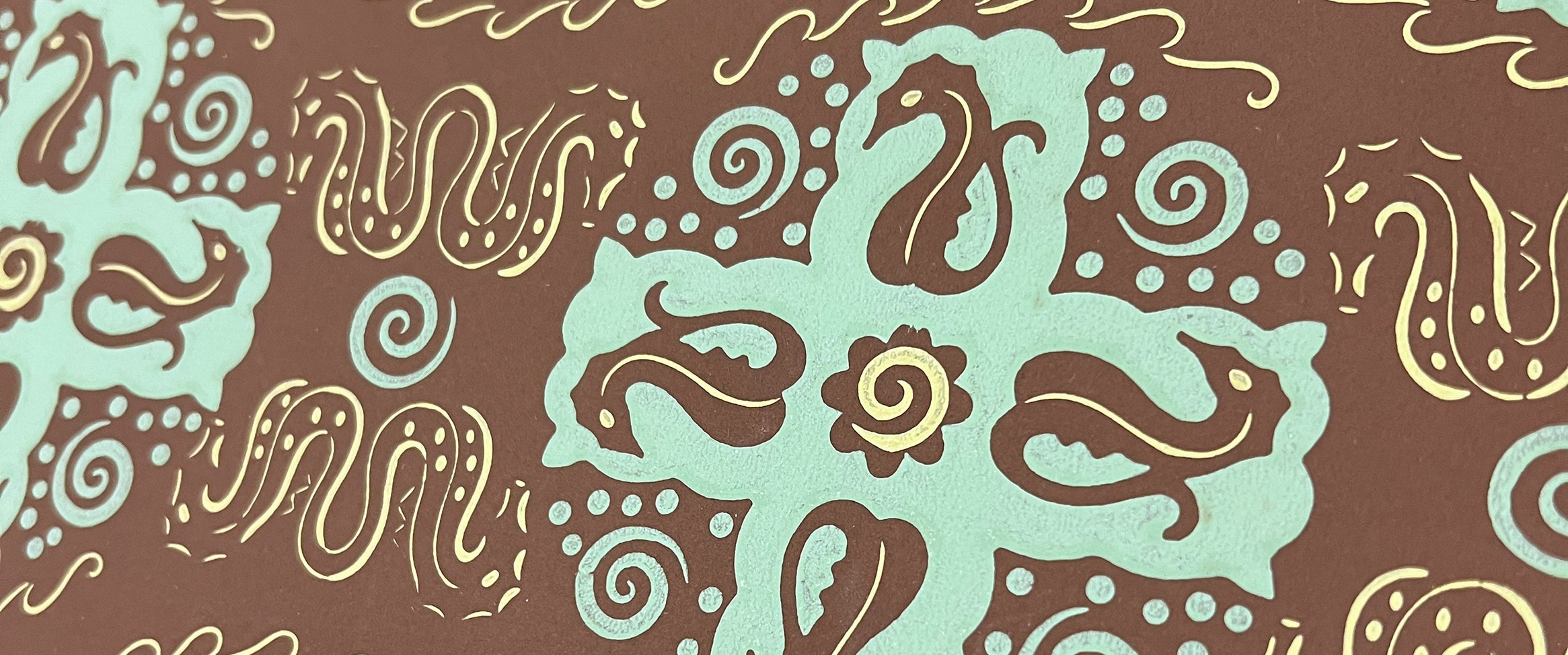 Vintagetapeter med djurmotiv