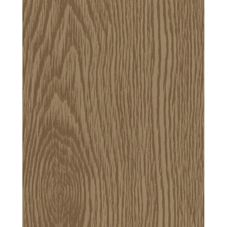 Vintagetapet Träimitation med grönt stick