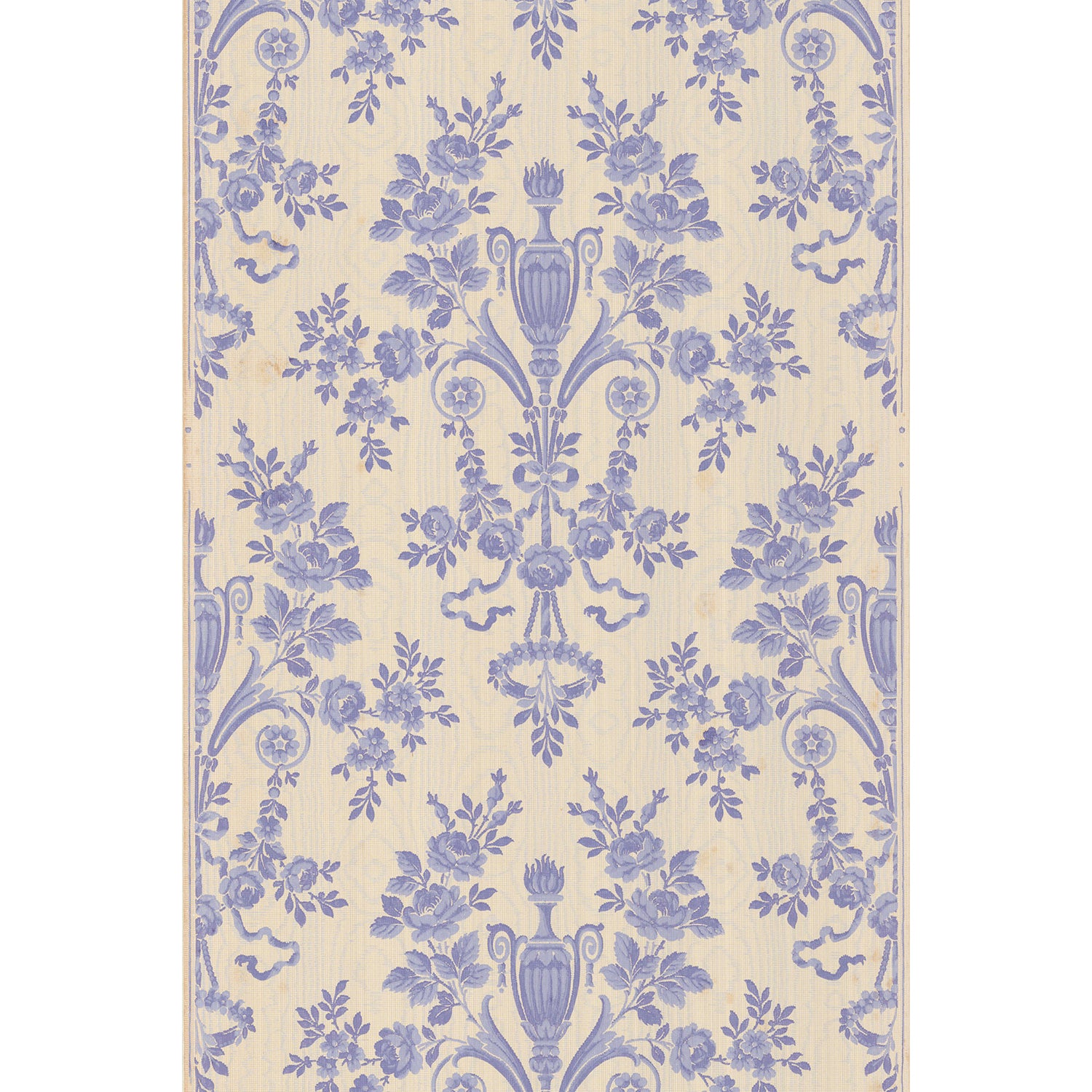 Vintagetapet Arrangemang kring blå urna