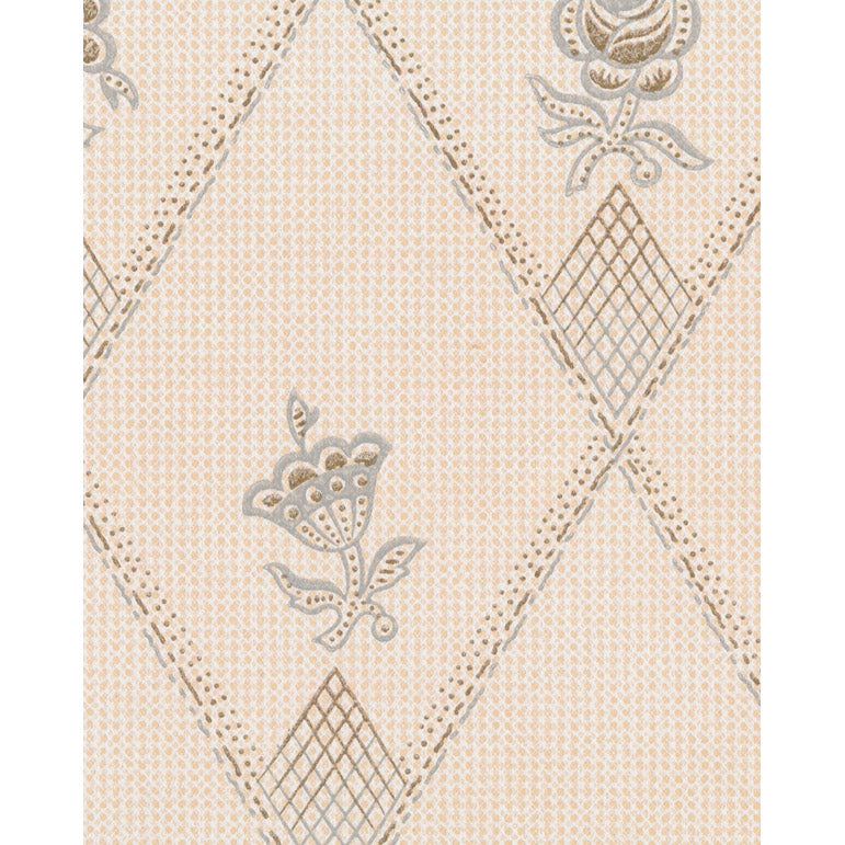 Vintagetapet Rombblomma