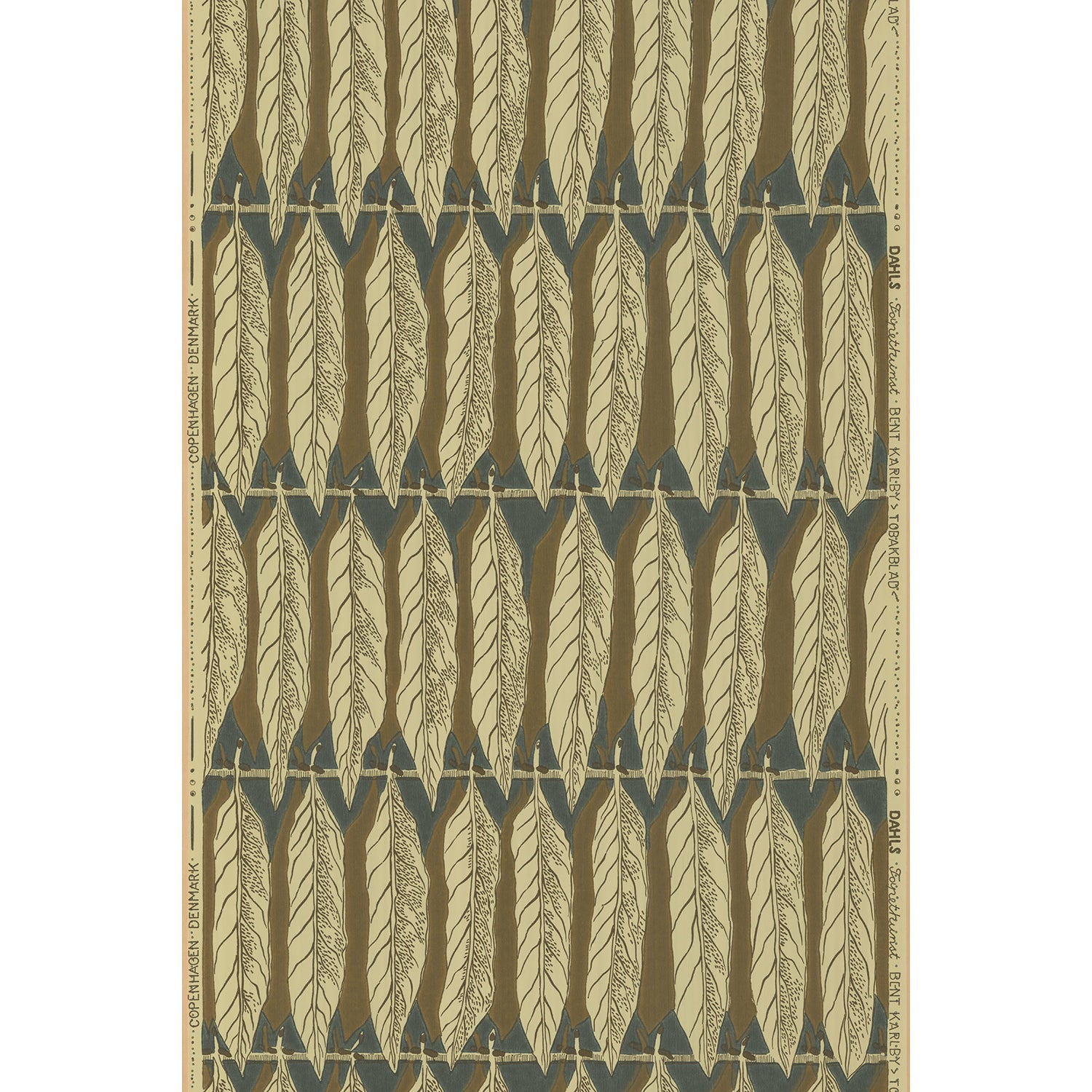 Vintagetapet Tobakblad