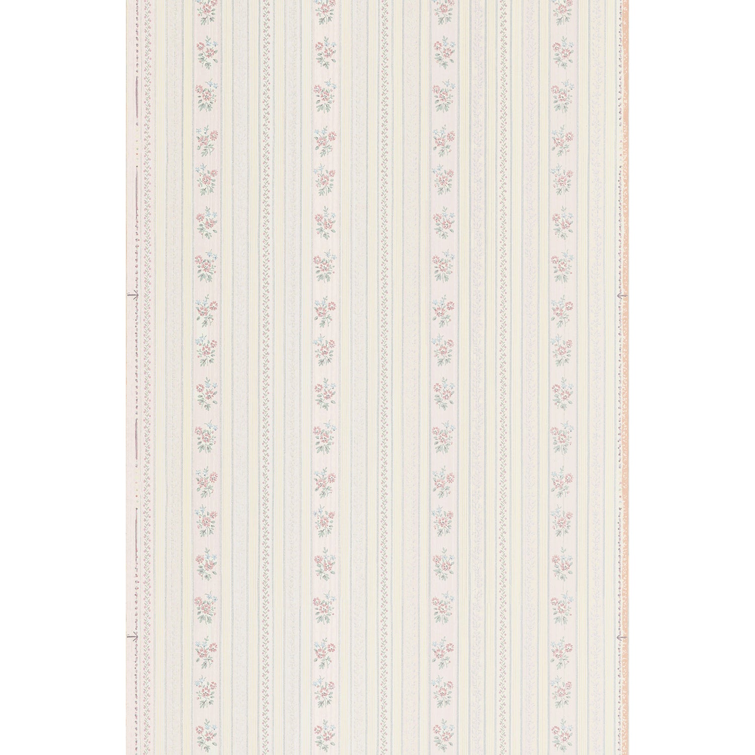 Vintagetapet Band av blommor