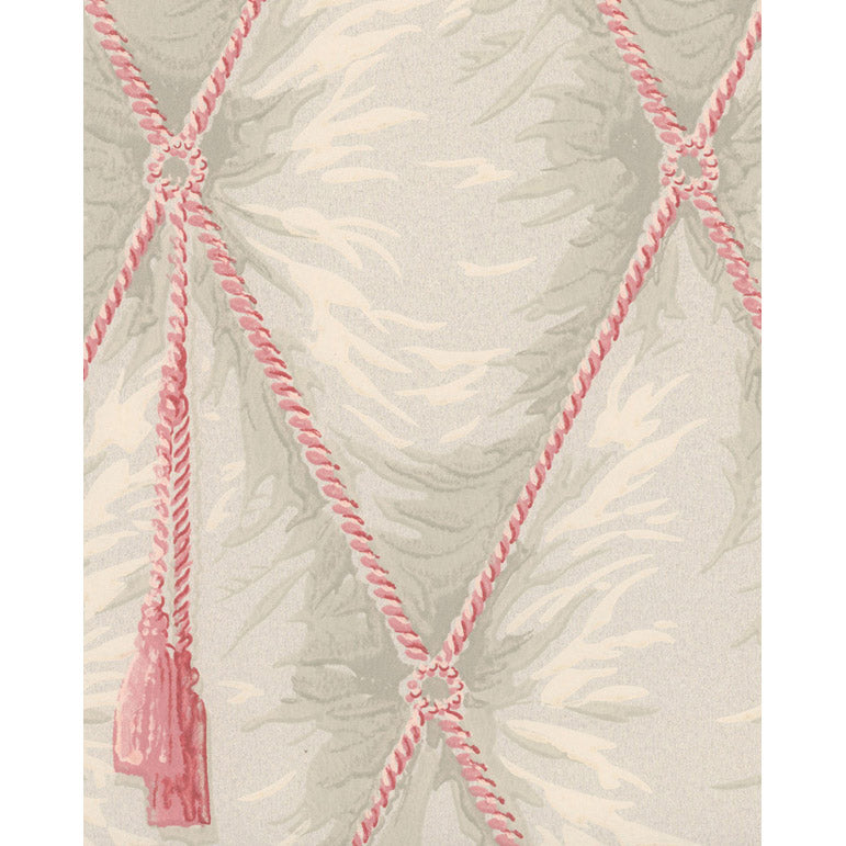 Vintagetapet Rosa snören