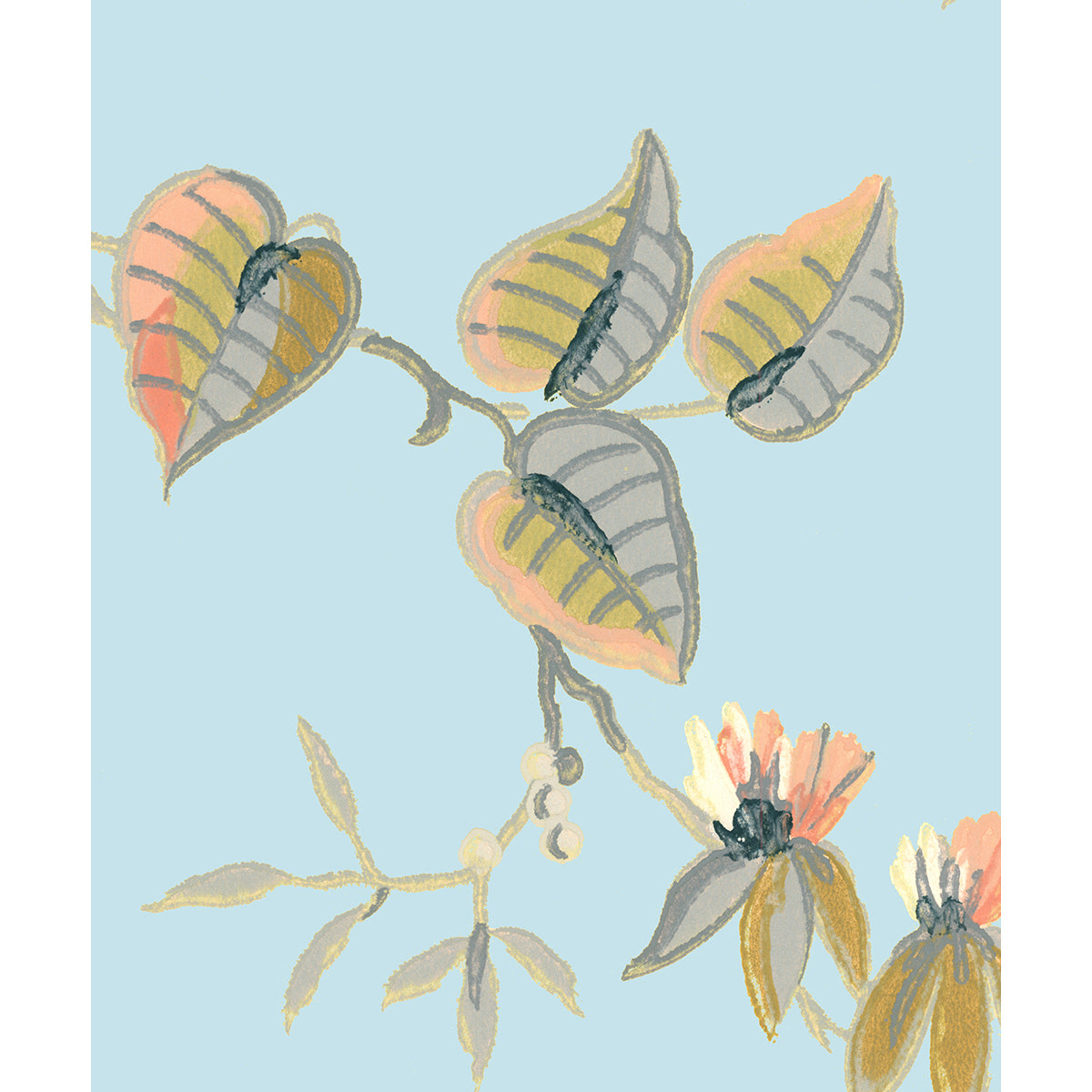 Tapet Davidhall - Blue