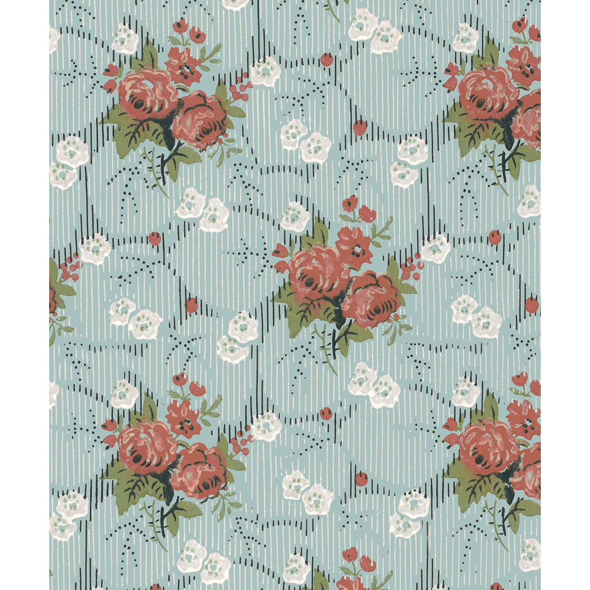 Tapet Lönneberga - Blue