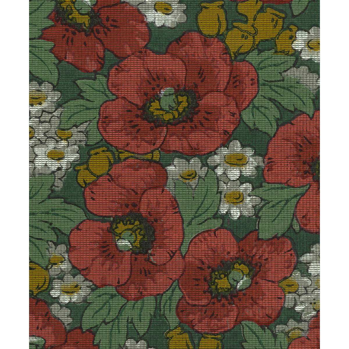 Tapet Nordanå - Poppy Red