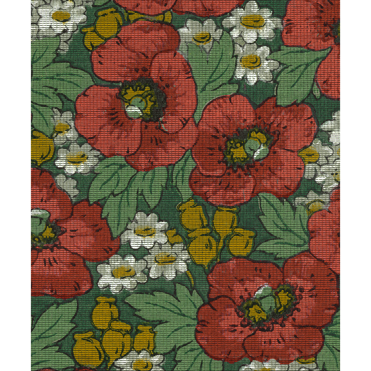 Tapet Nordanå - Poppy Red