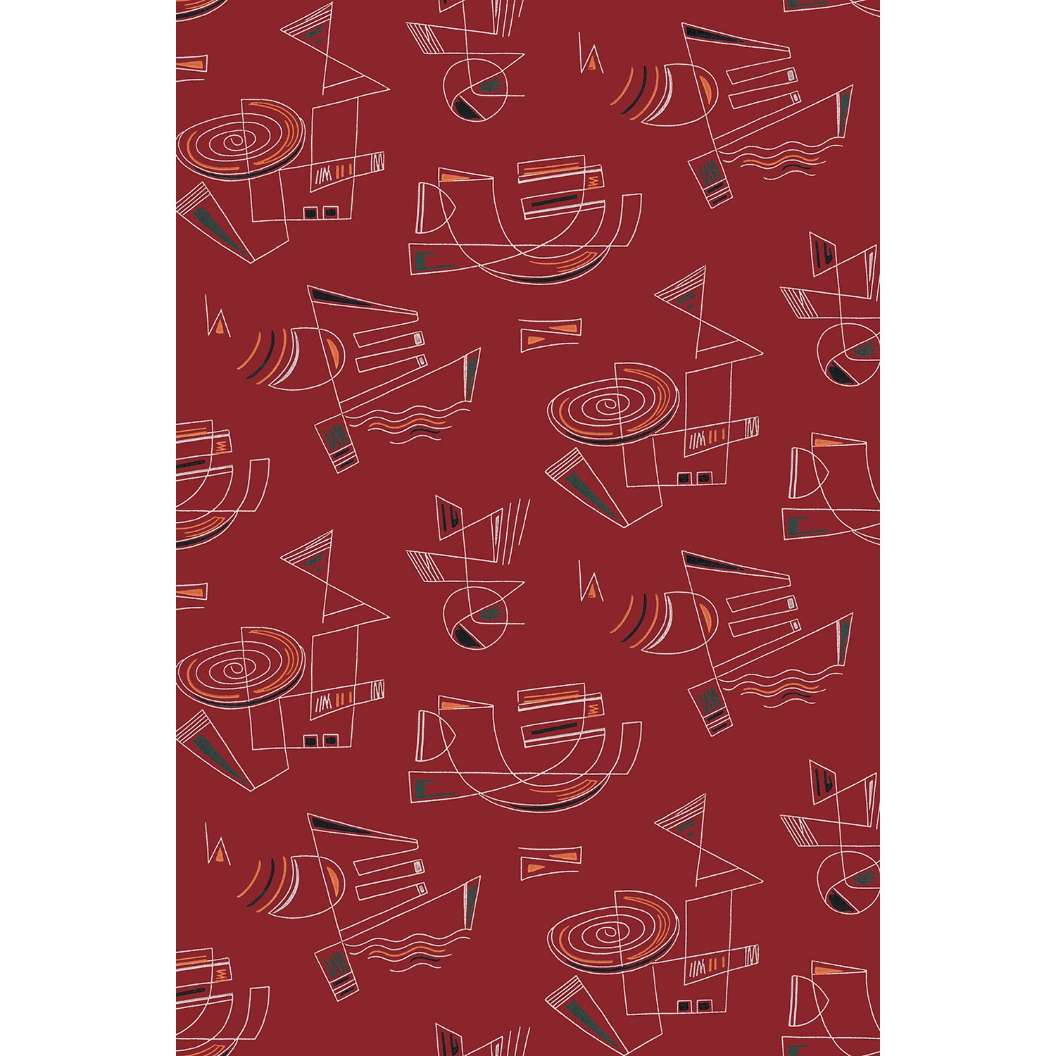 Tapet Jazz - Original Red