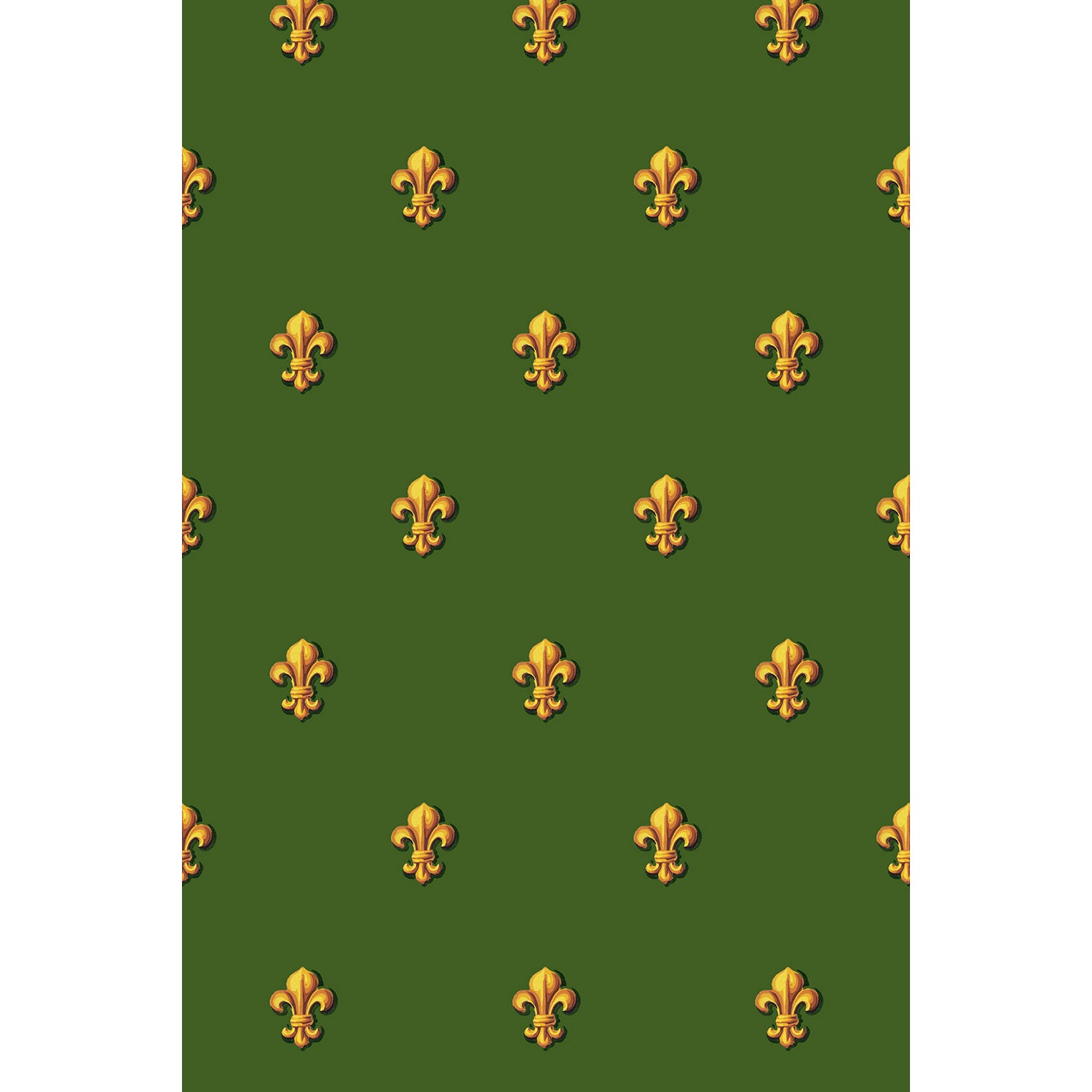 Tapet Fleur de Lys - Green