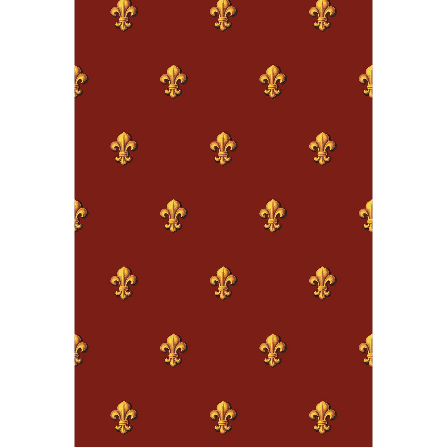 Tapet Fleur de Lys - Red