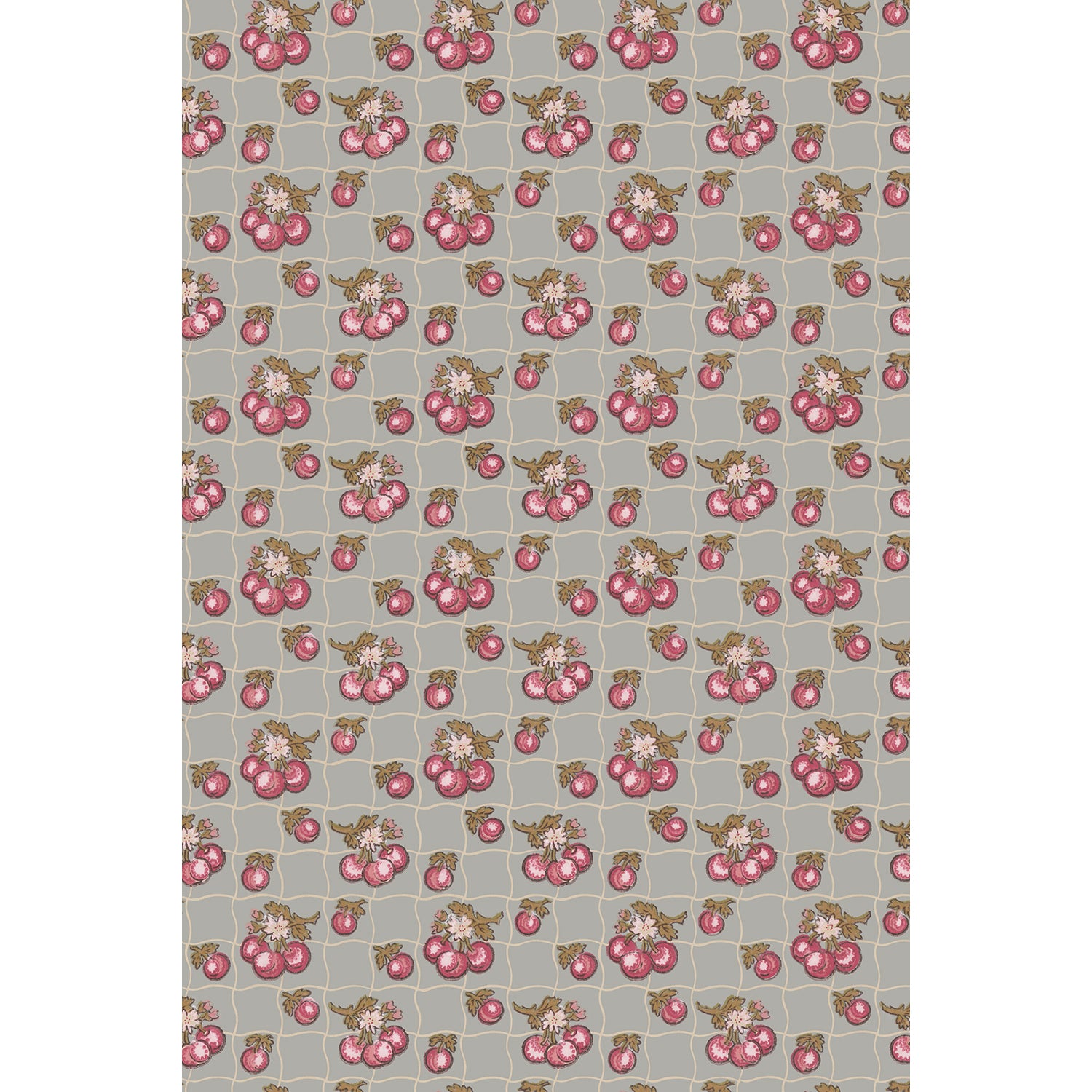 Tapet Körsbärsdalen - Original Warm Grey