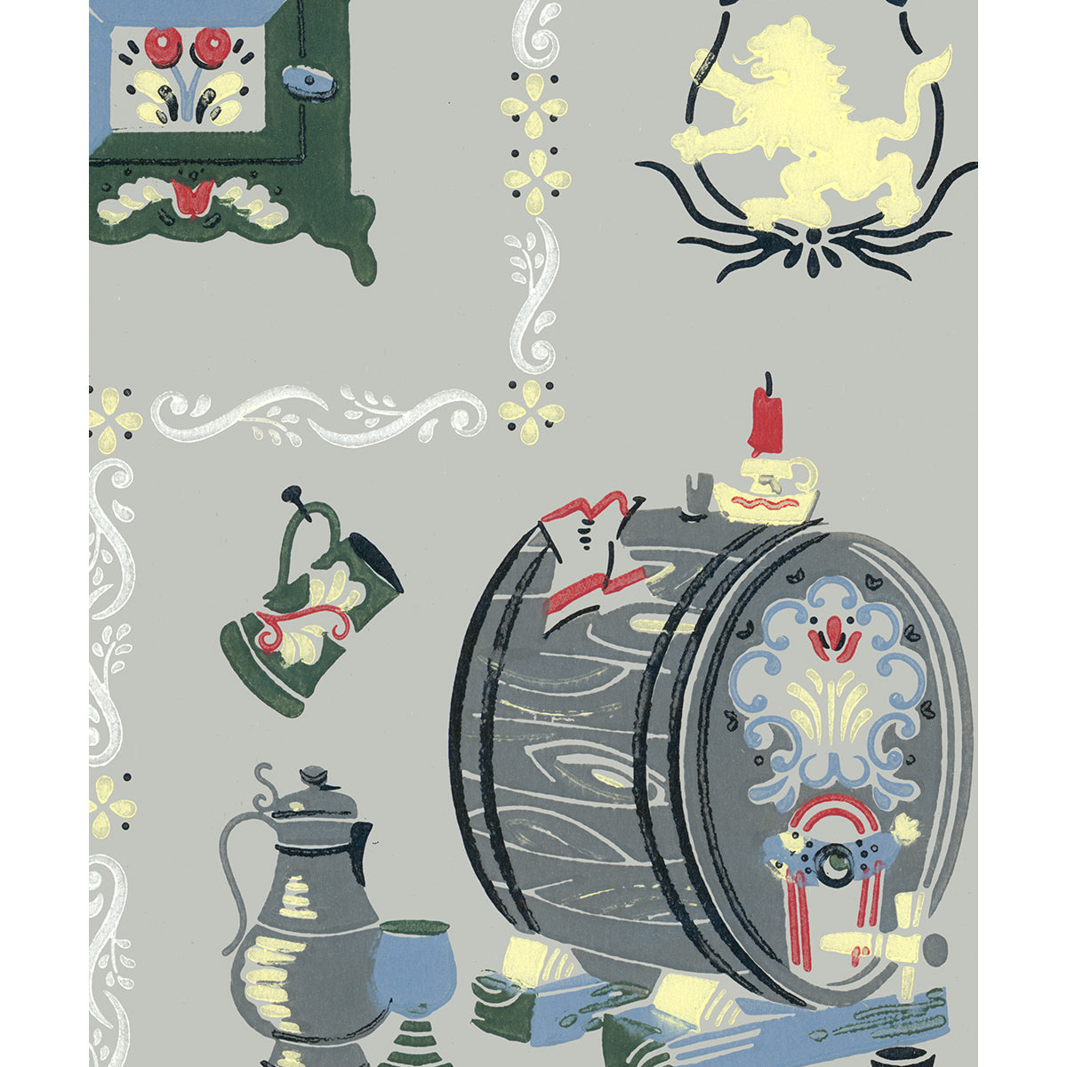 Tapet Norberg - Original Grey