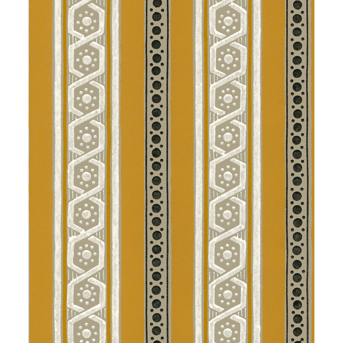 Tapet Luxembourg Stripe - Original Yellow