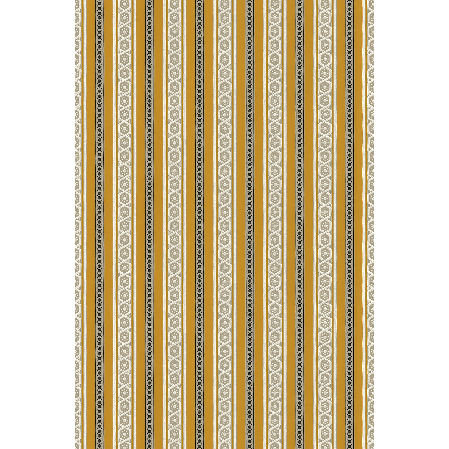 Tapet Luxembourg Stripe - Original Yellow