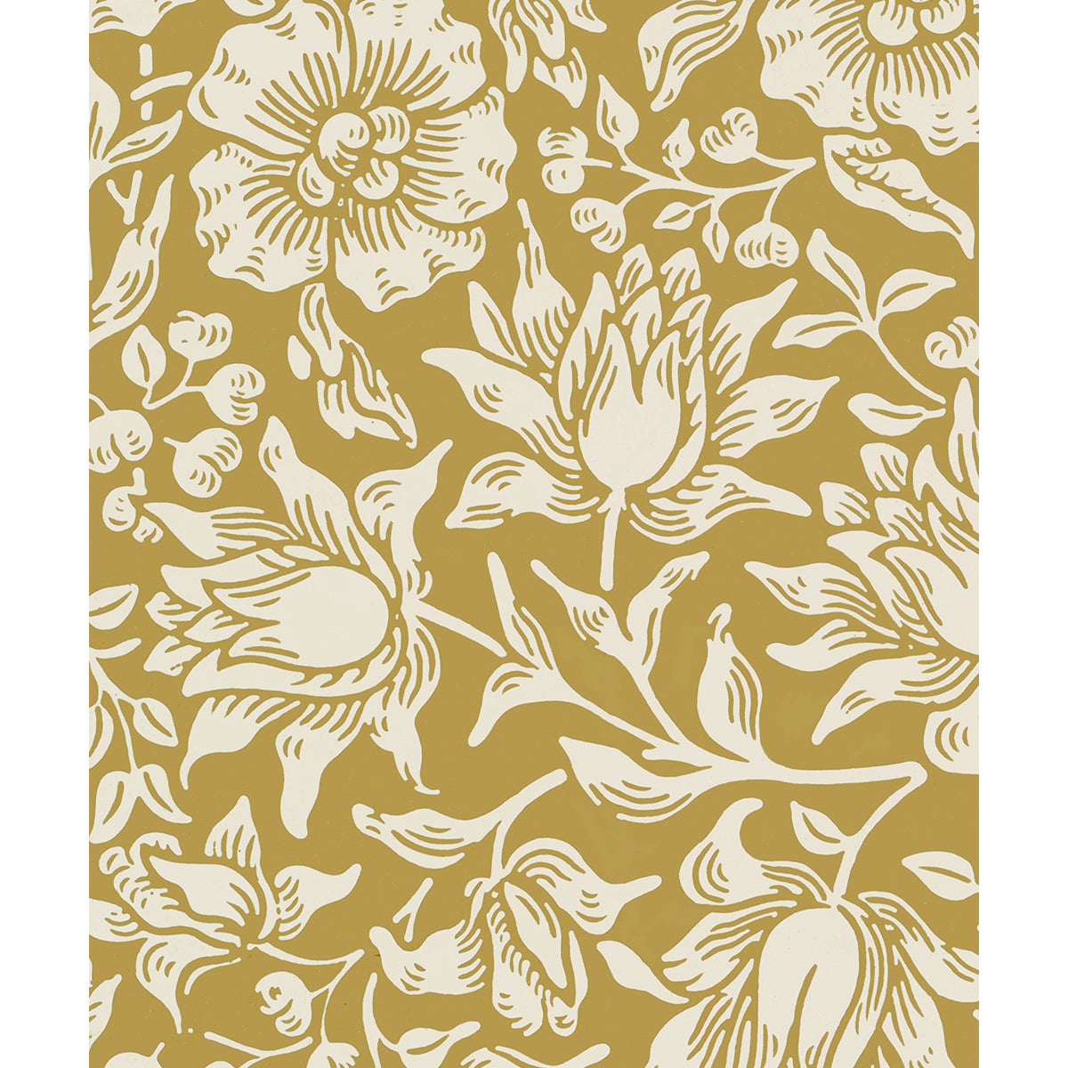 Tapet Morris Mallow - Original Yellow