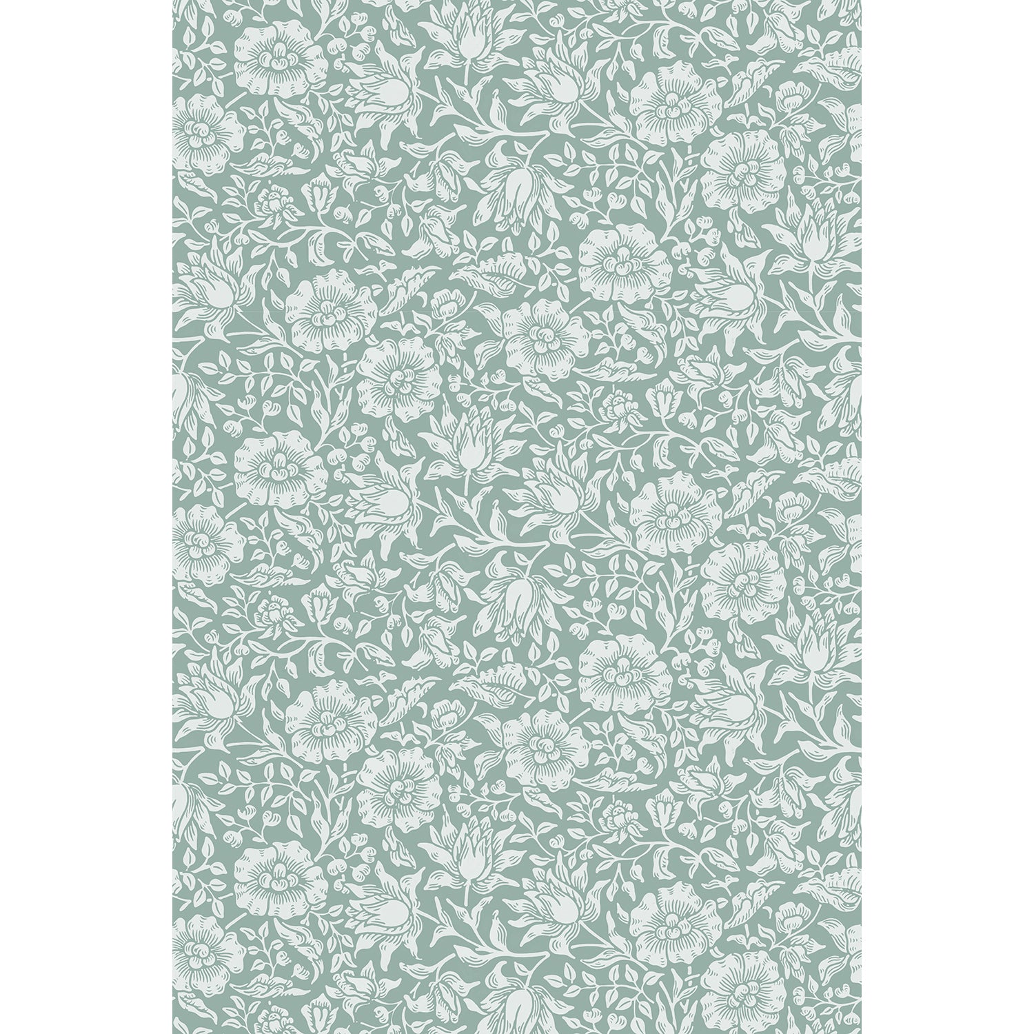 Tapet Morris Mallow - Warm Blue