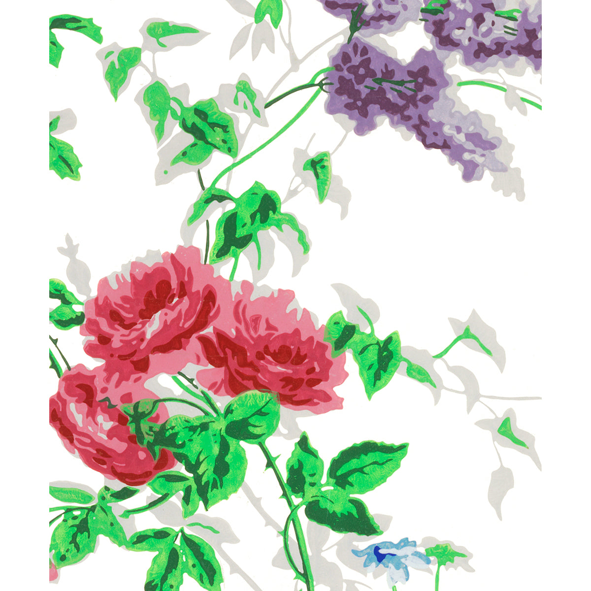 Tapet Poissy - Original White