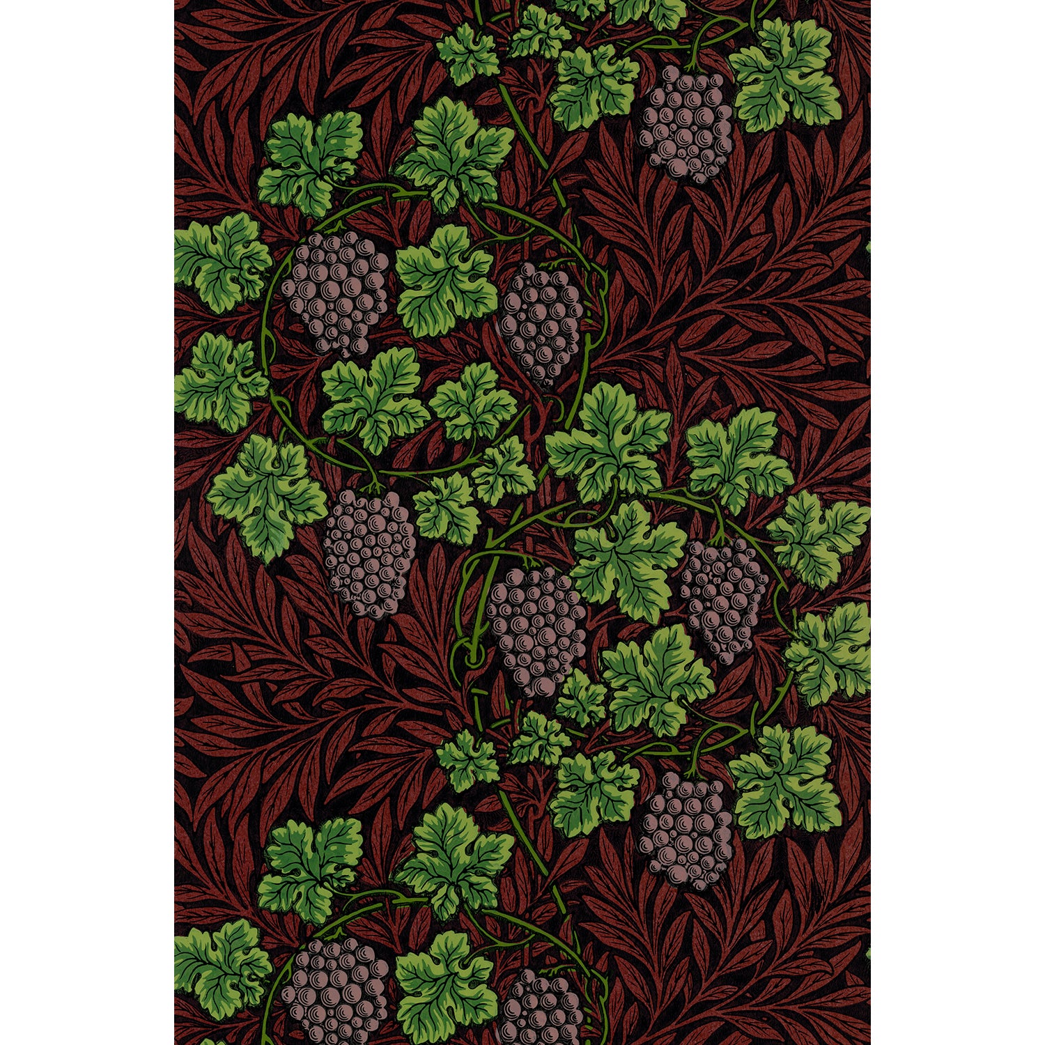 Tapet Morris Vine - Red