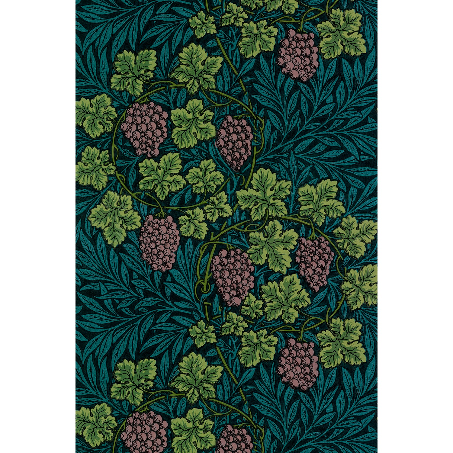 Tapet Morris Vine - Teal