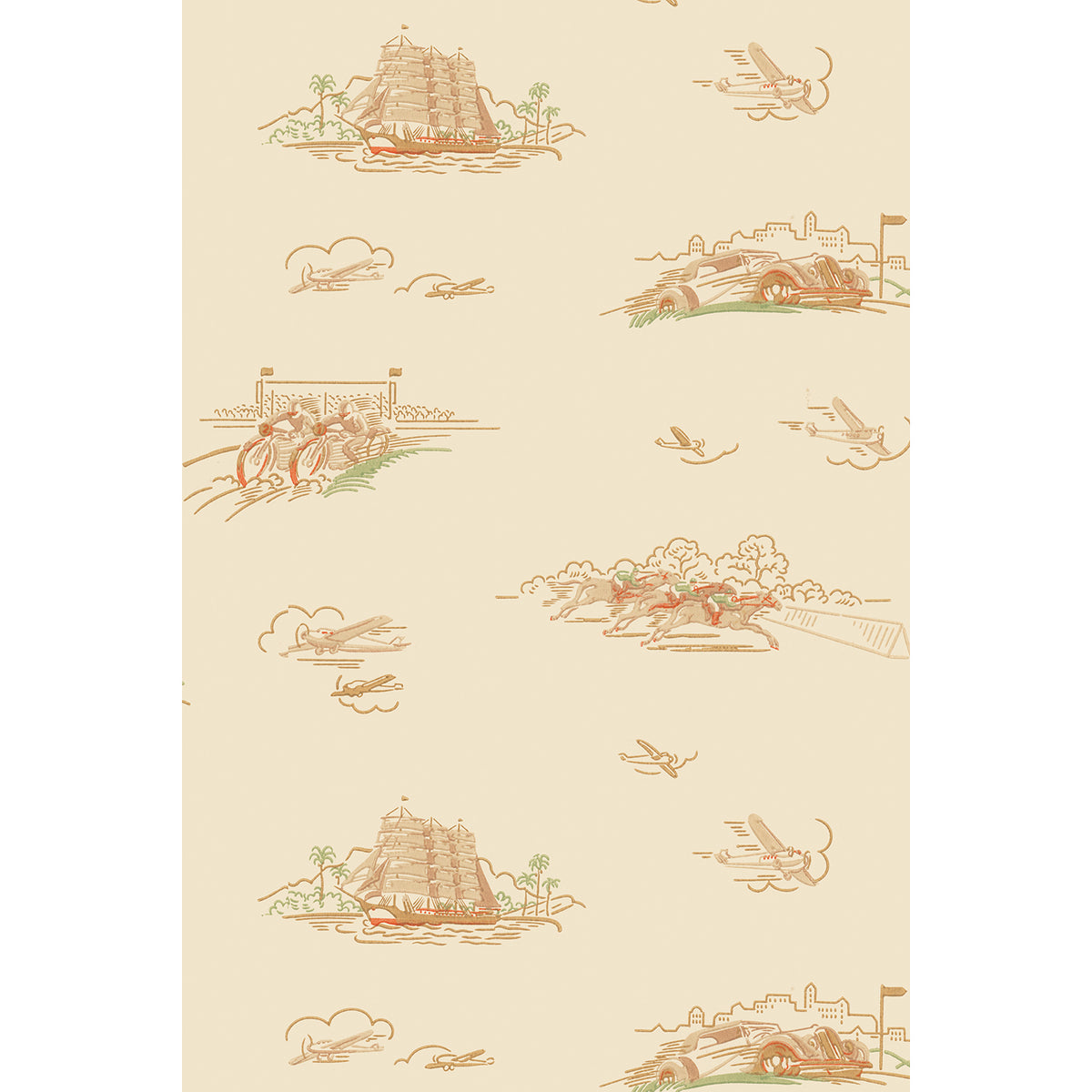Barntapet Solvalla - Original Beige