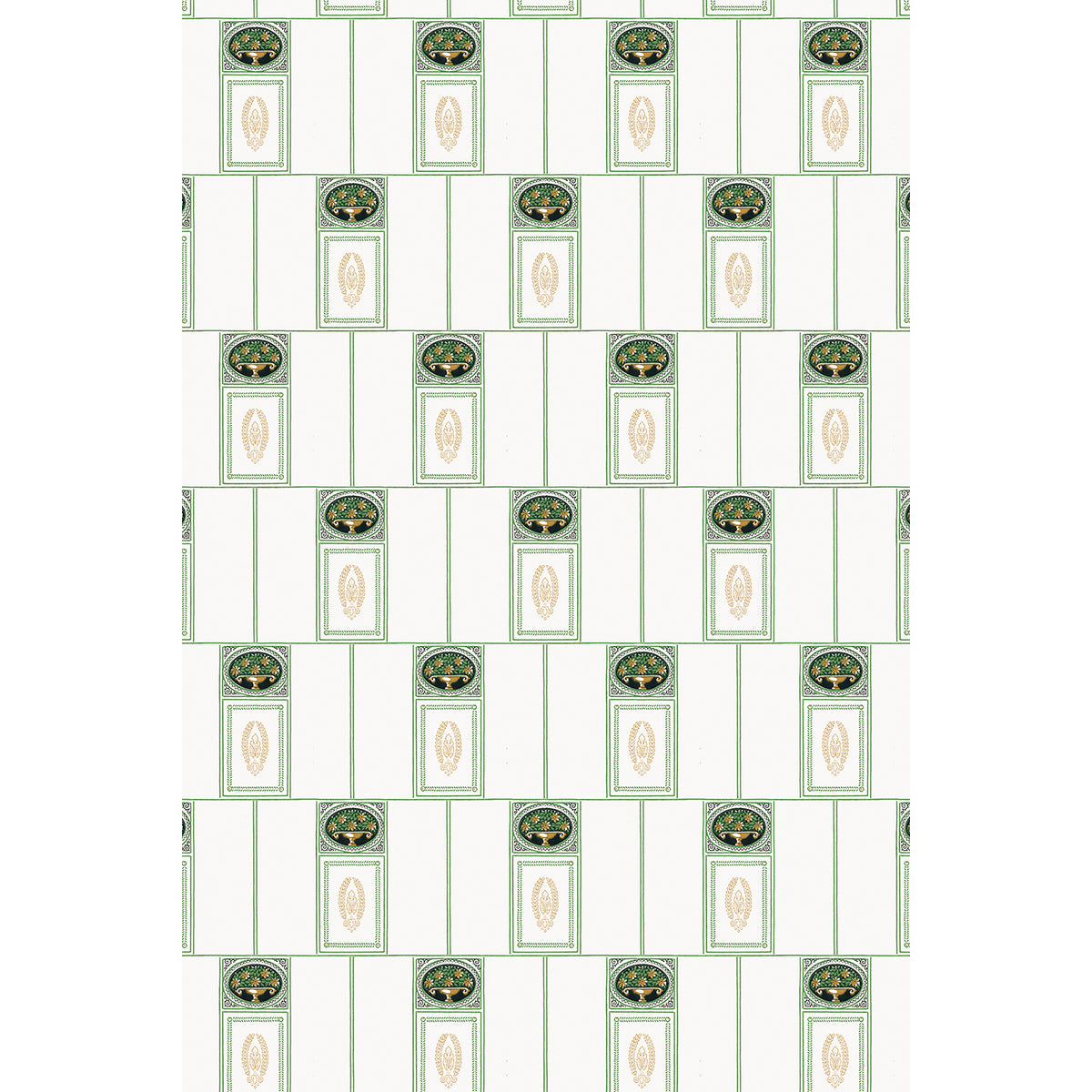 Tapet Kinna - Original Green