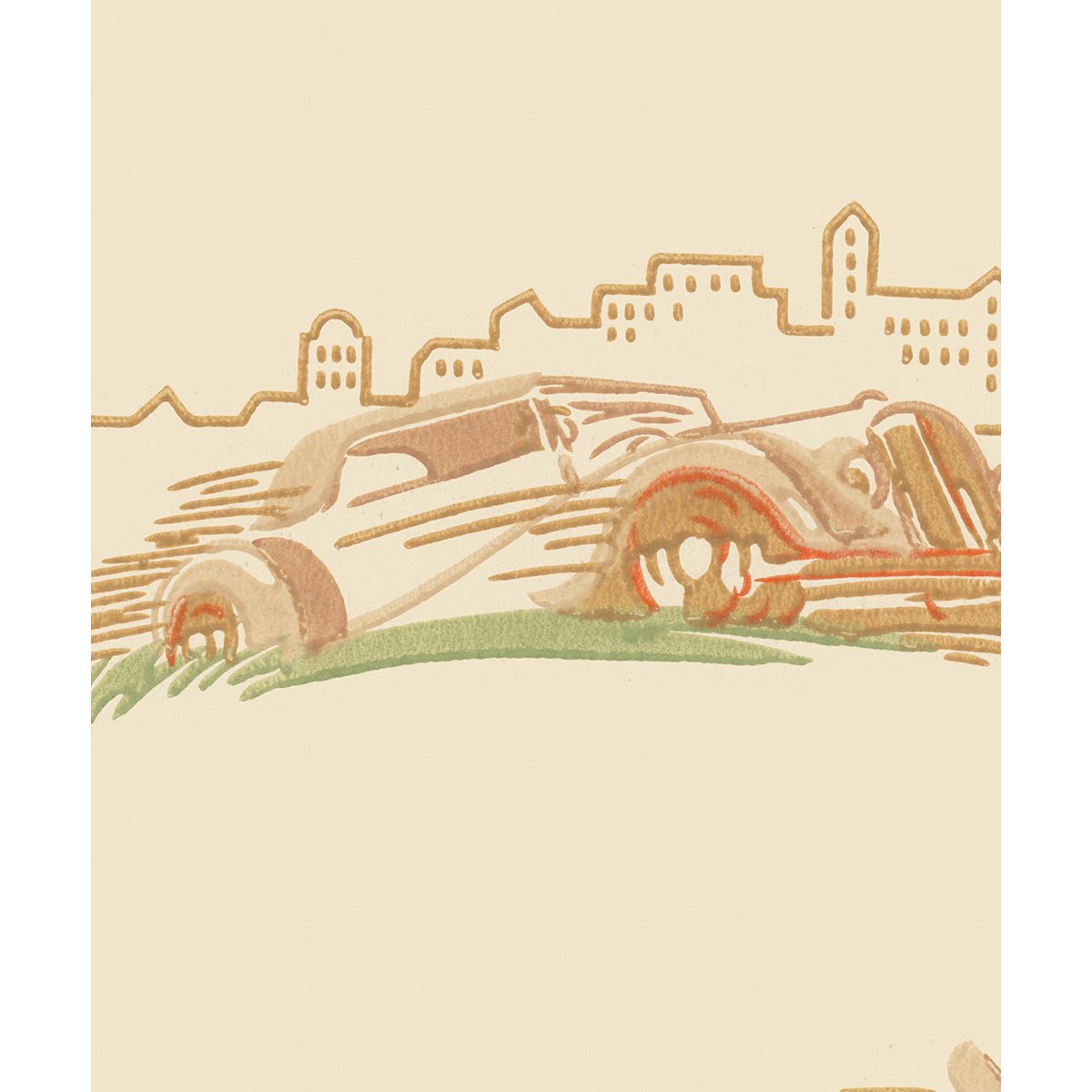 Barntapet Solvalla - Original Beige - Tapetorama
