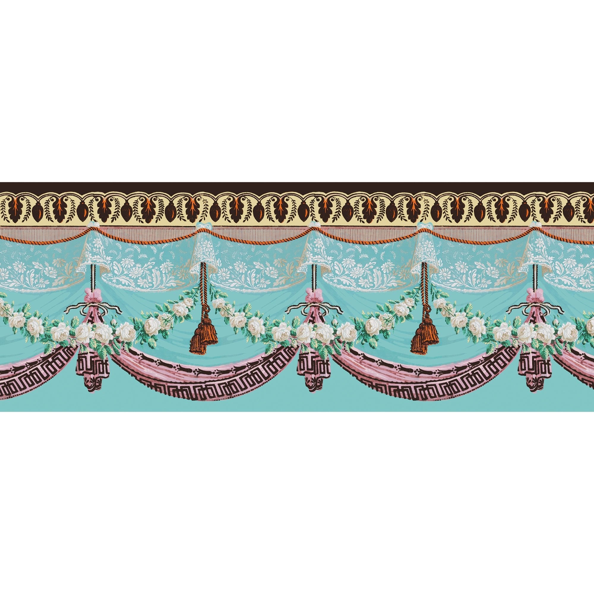 Fris La Bastide - Original Turquoise/Pink - Tapetorama