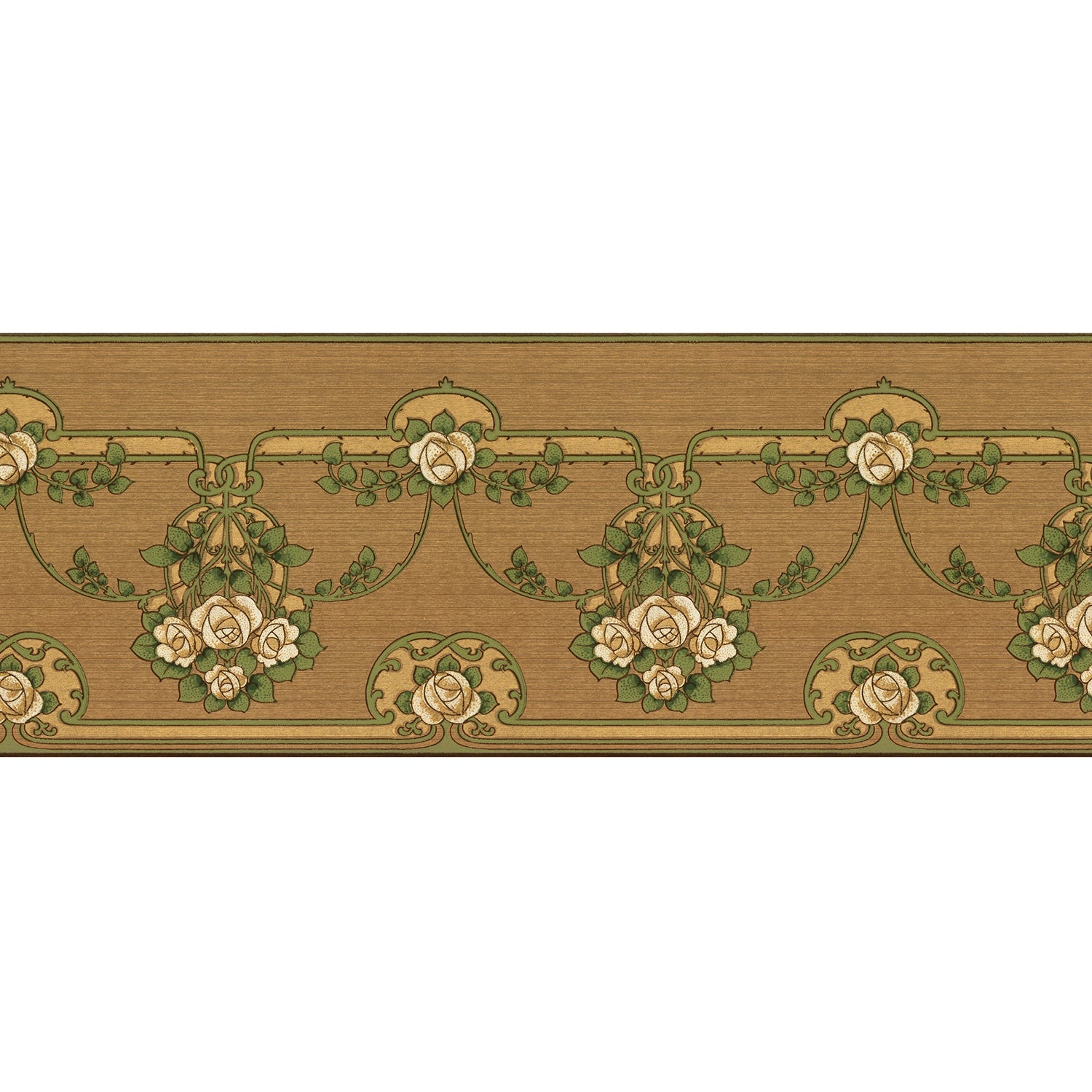 Fris Tulsa - Original Green/Wood - Tapetorama