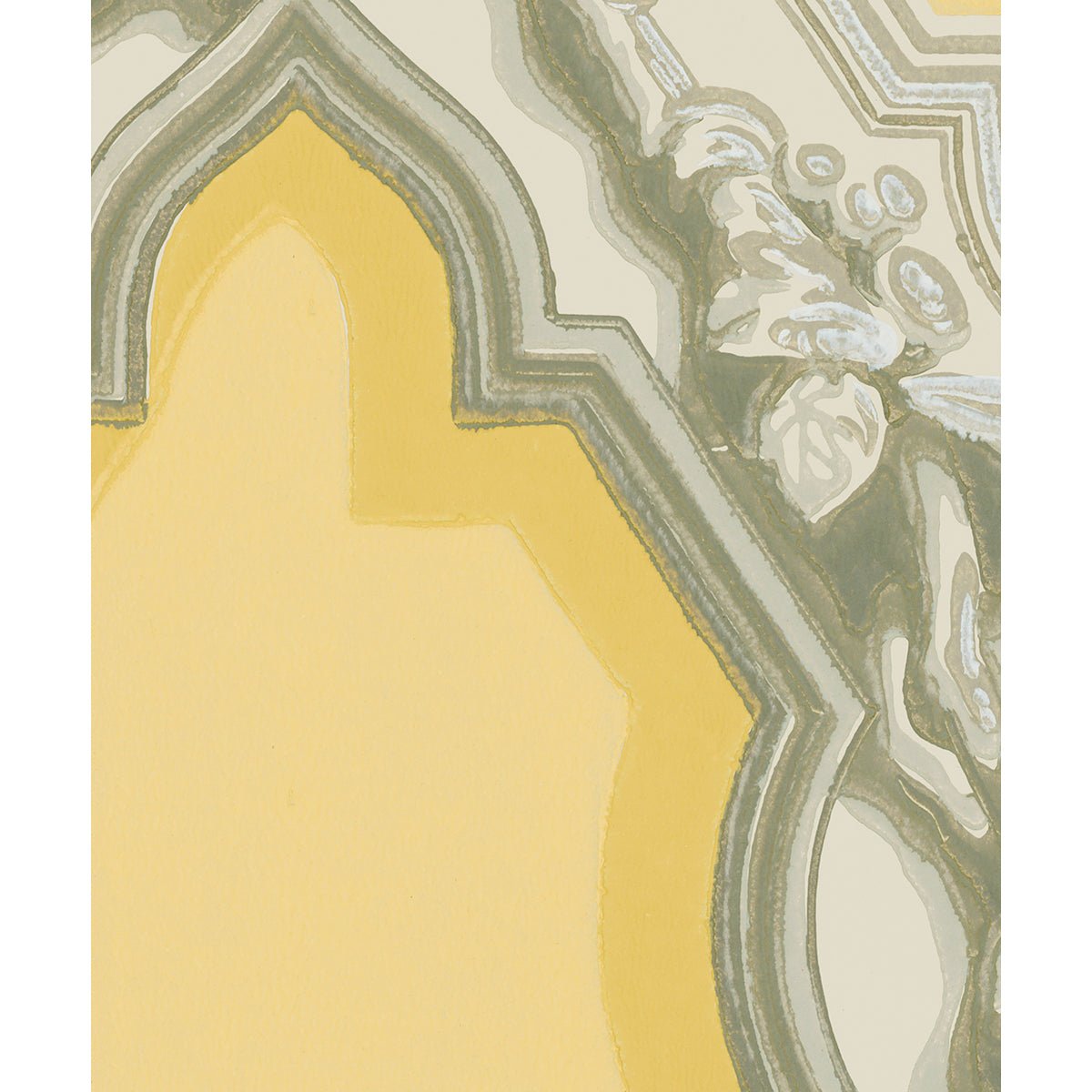 Tapet Cambridge - Yellow - Tapetorama