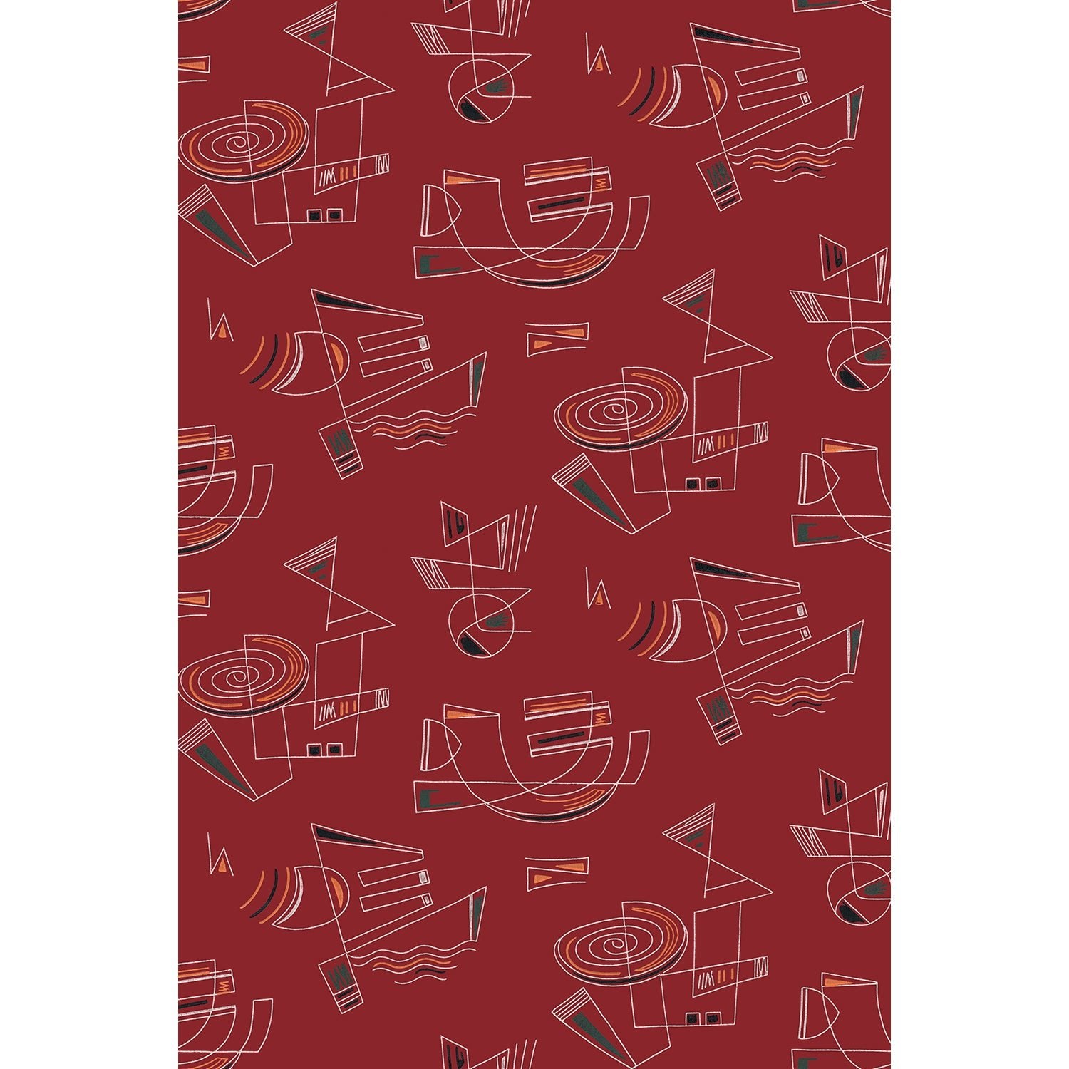 Tapet Jazz - Original Red - Tapetorama