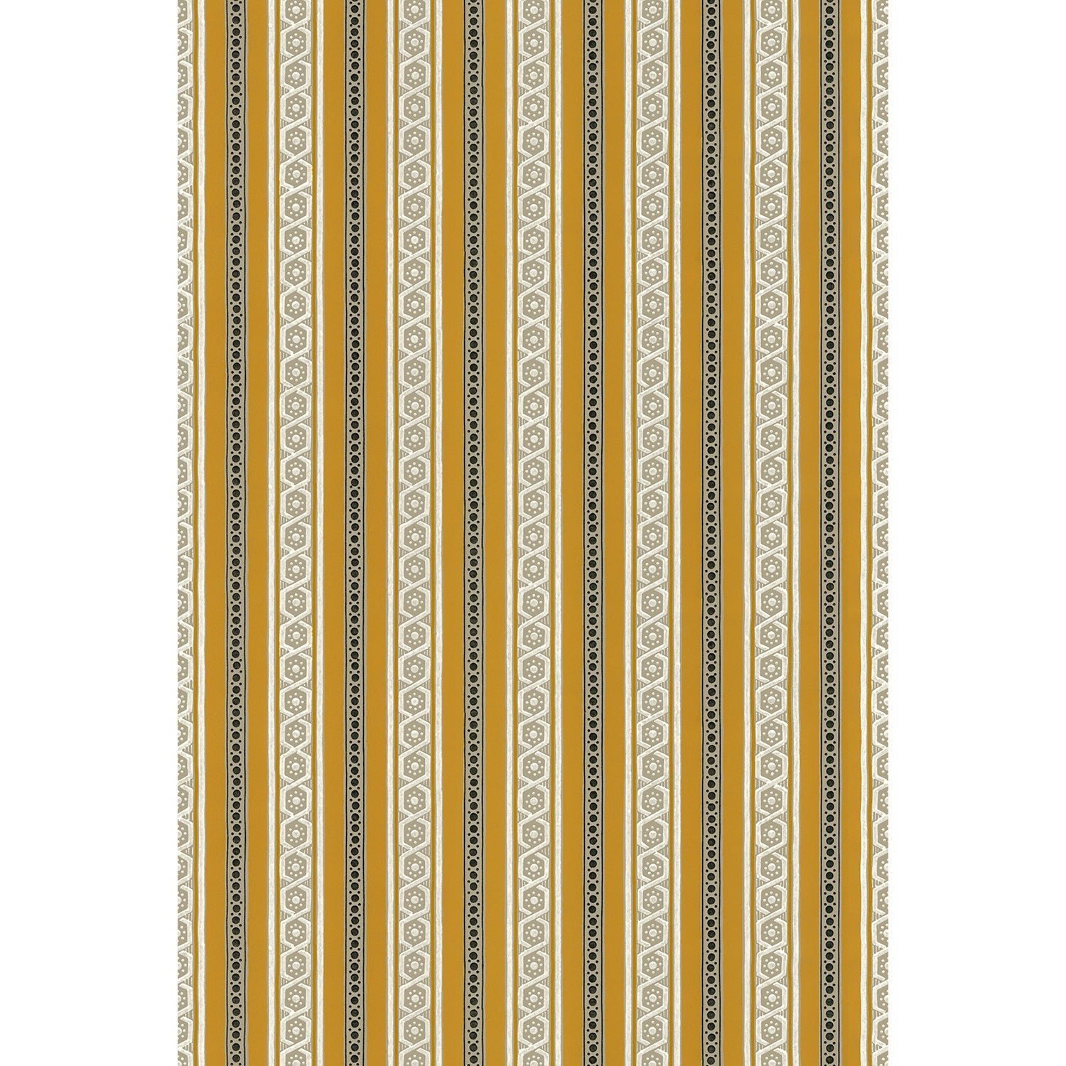 Tapet Luxembourg Stripe - Original Yellow - Tapetorama