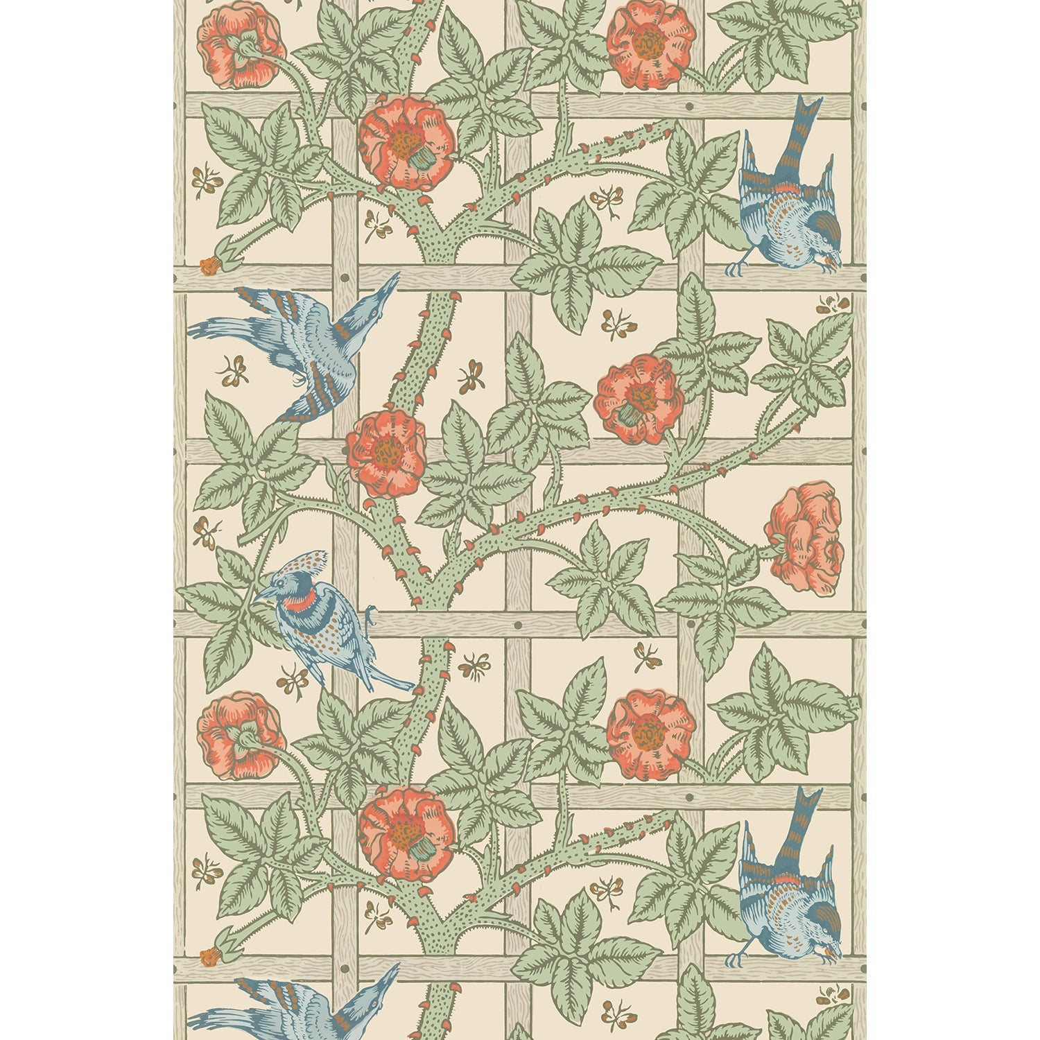 Tapet Morris Trellis - Soft Beige - Tapetorama
