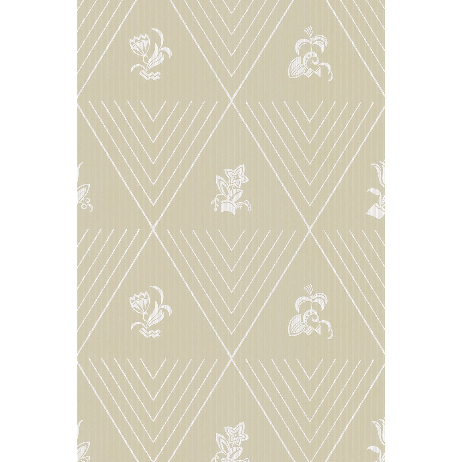 Tapet Östhammar - Light Yellow - Tapetorama - Art Deco