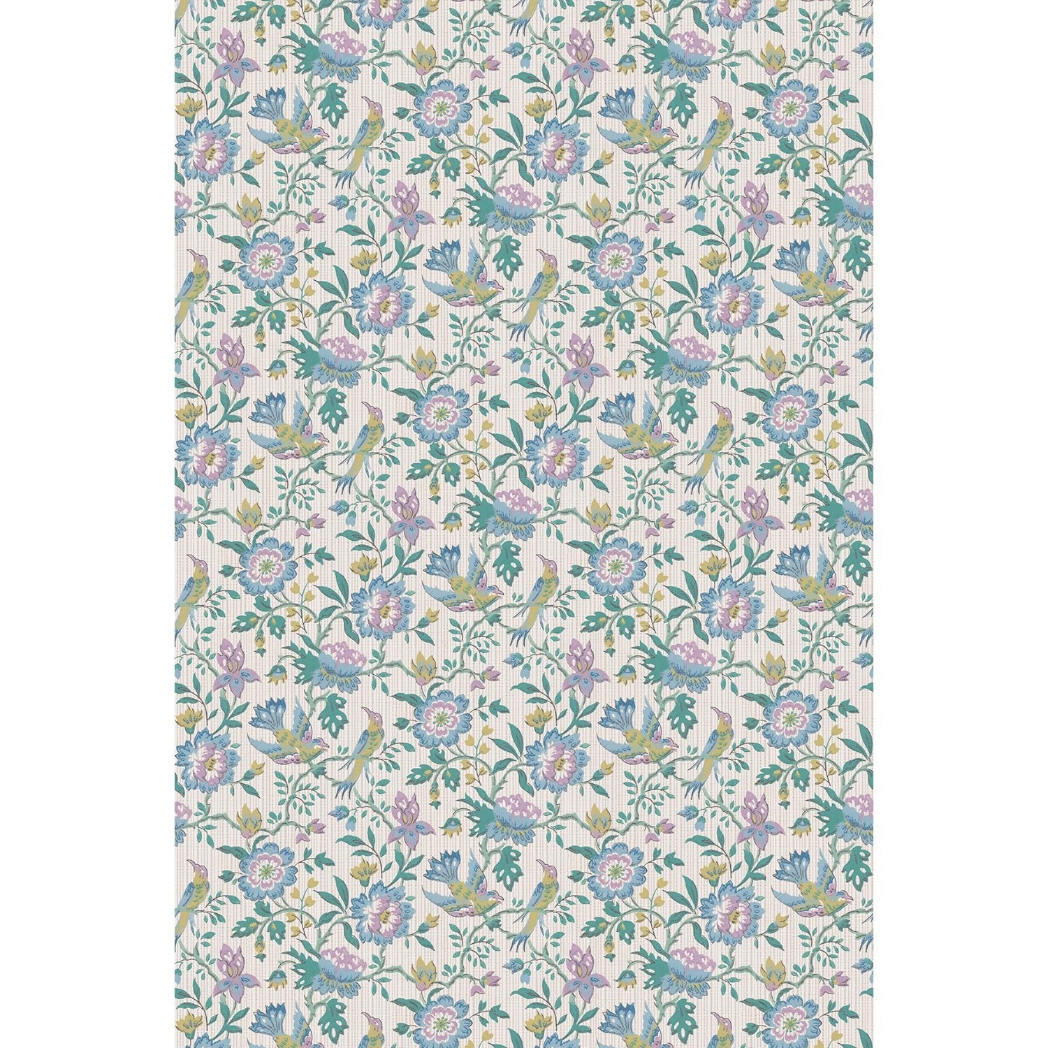 Tapet Shangri - La - Original Green/Lilac - Tapetorama