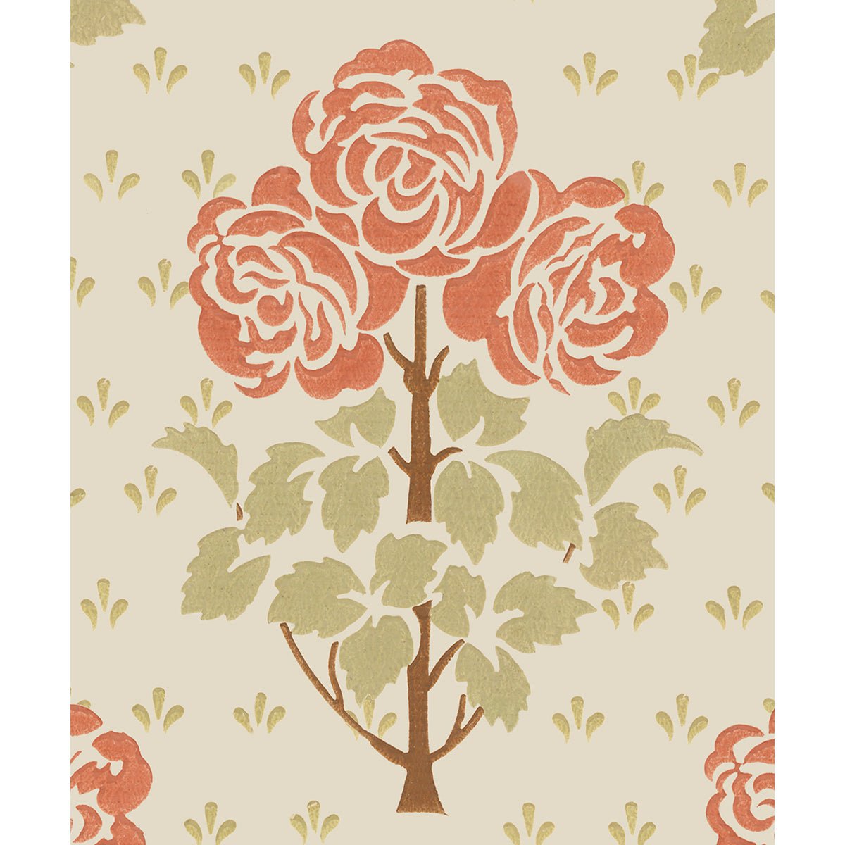 Tapet The Rose Tree Large - Original - Tapetorama