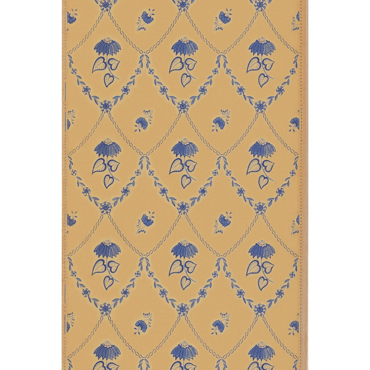 Vintagetapet Delft - blå romber - Tapetorama