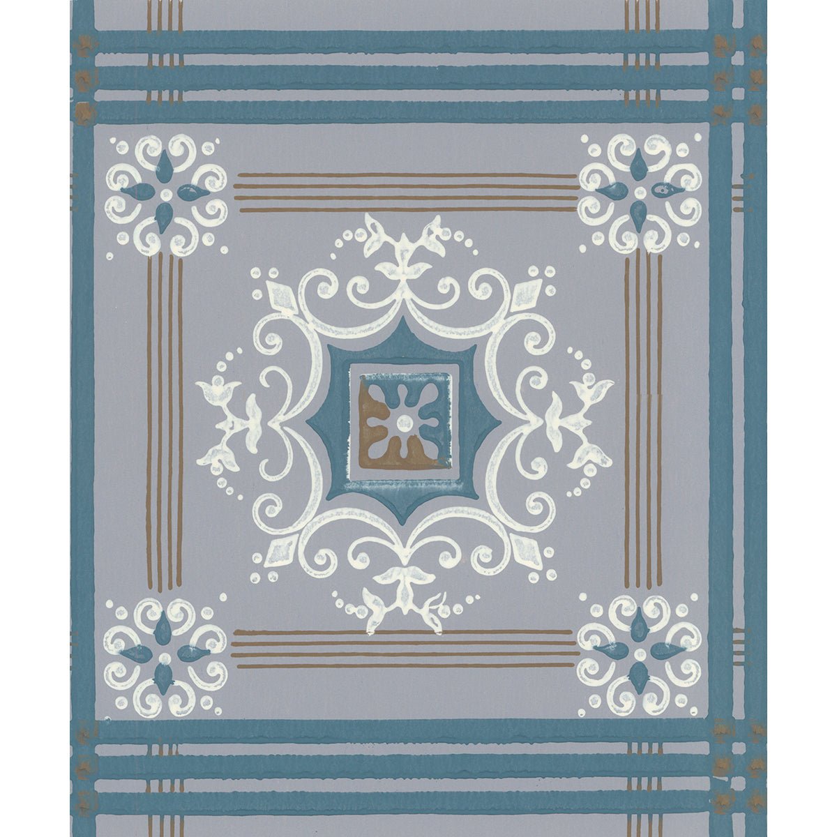 Vintagetapet Thomanderska Huset - Grå - Tapetorama