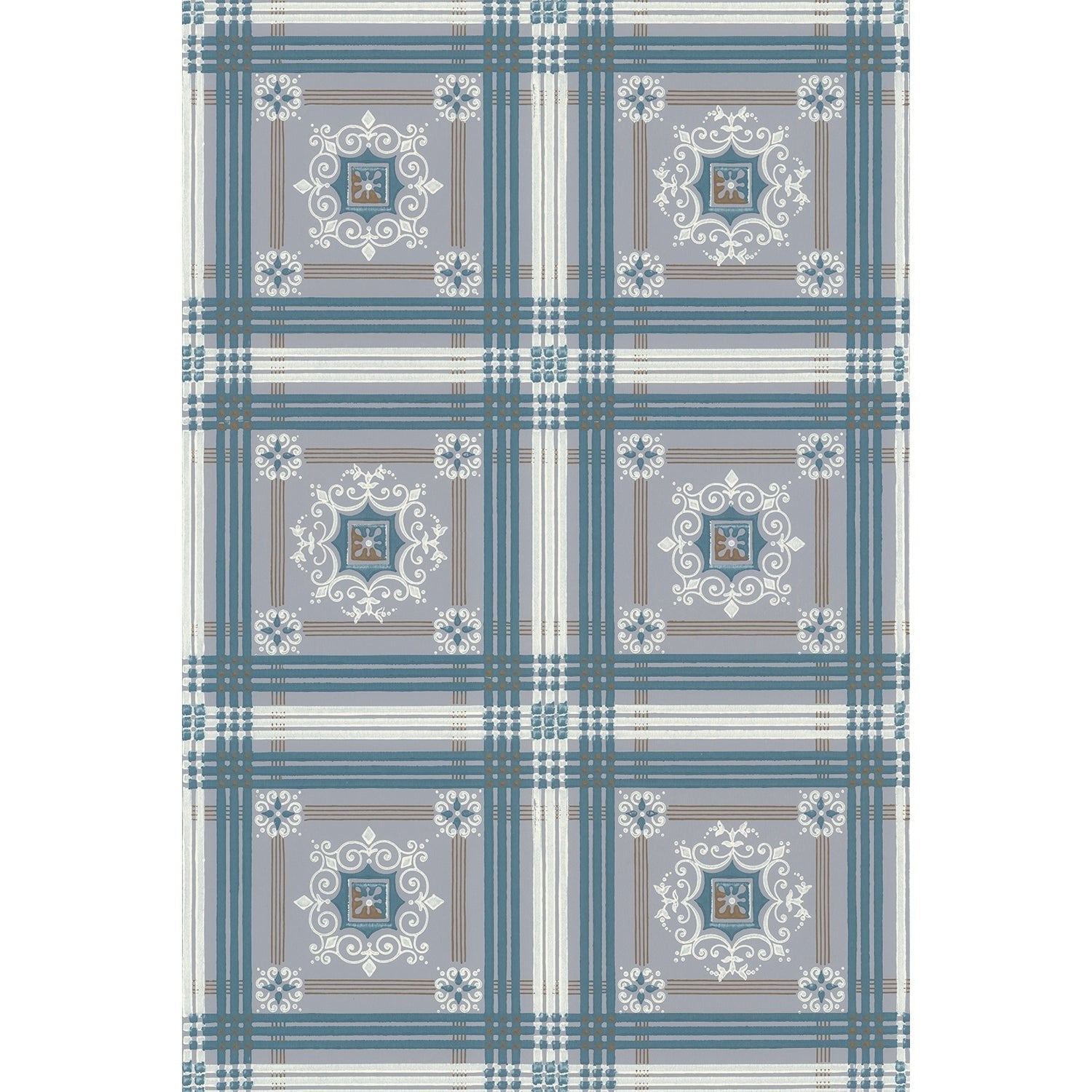 Vintagetapet Thomanderska Huset - Grå - Tapetorama