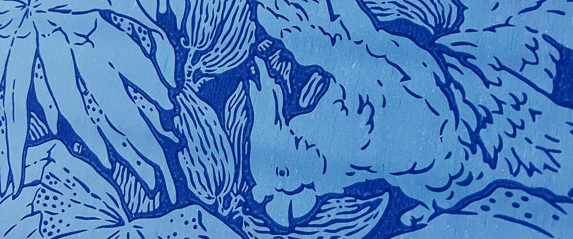 Blå tapeter - Tapetorama