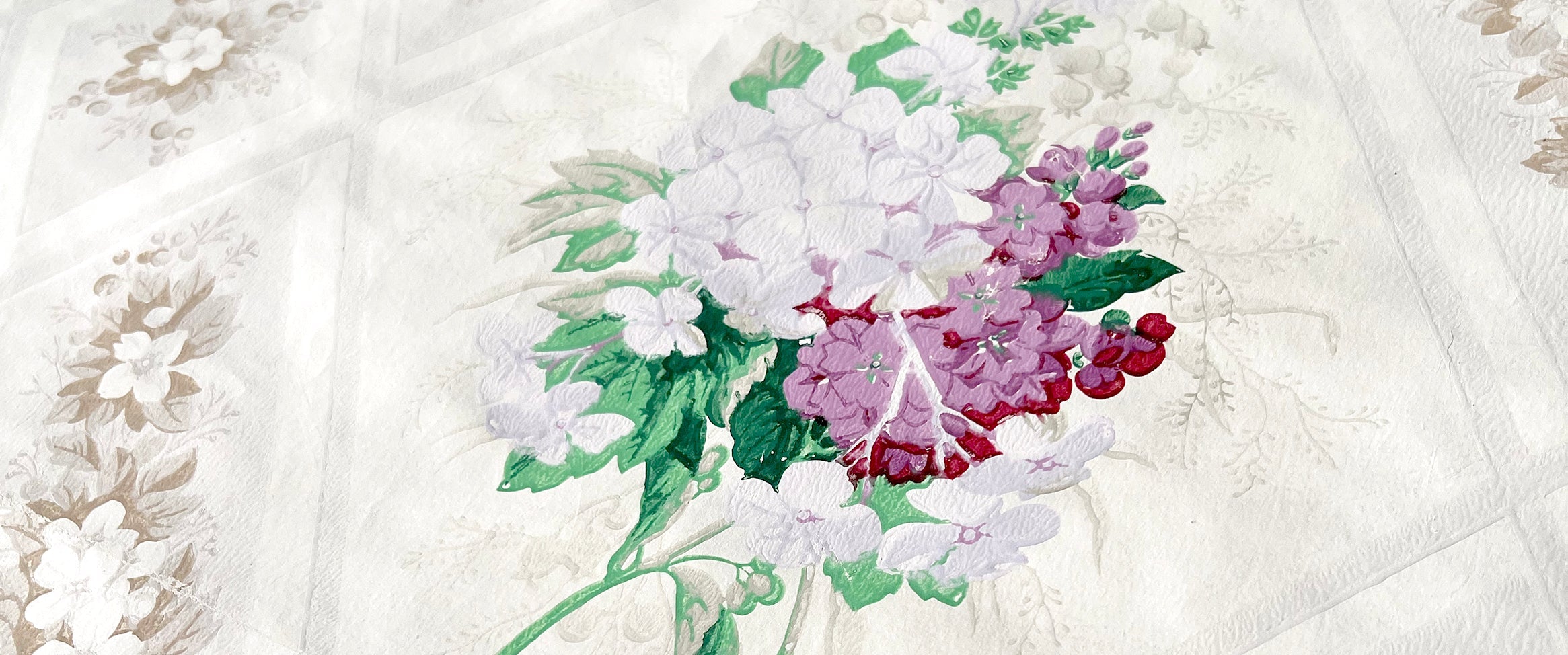 Tapeter med rombmönster