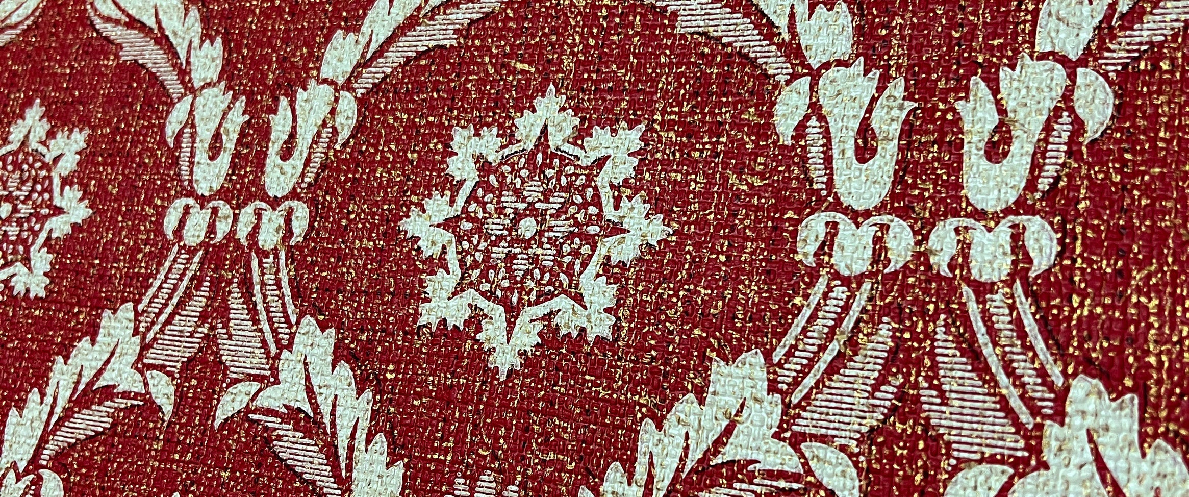 Röda vintagetapeter