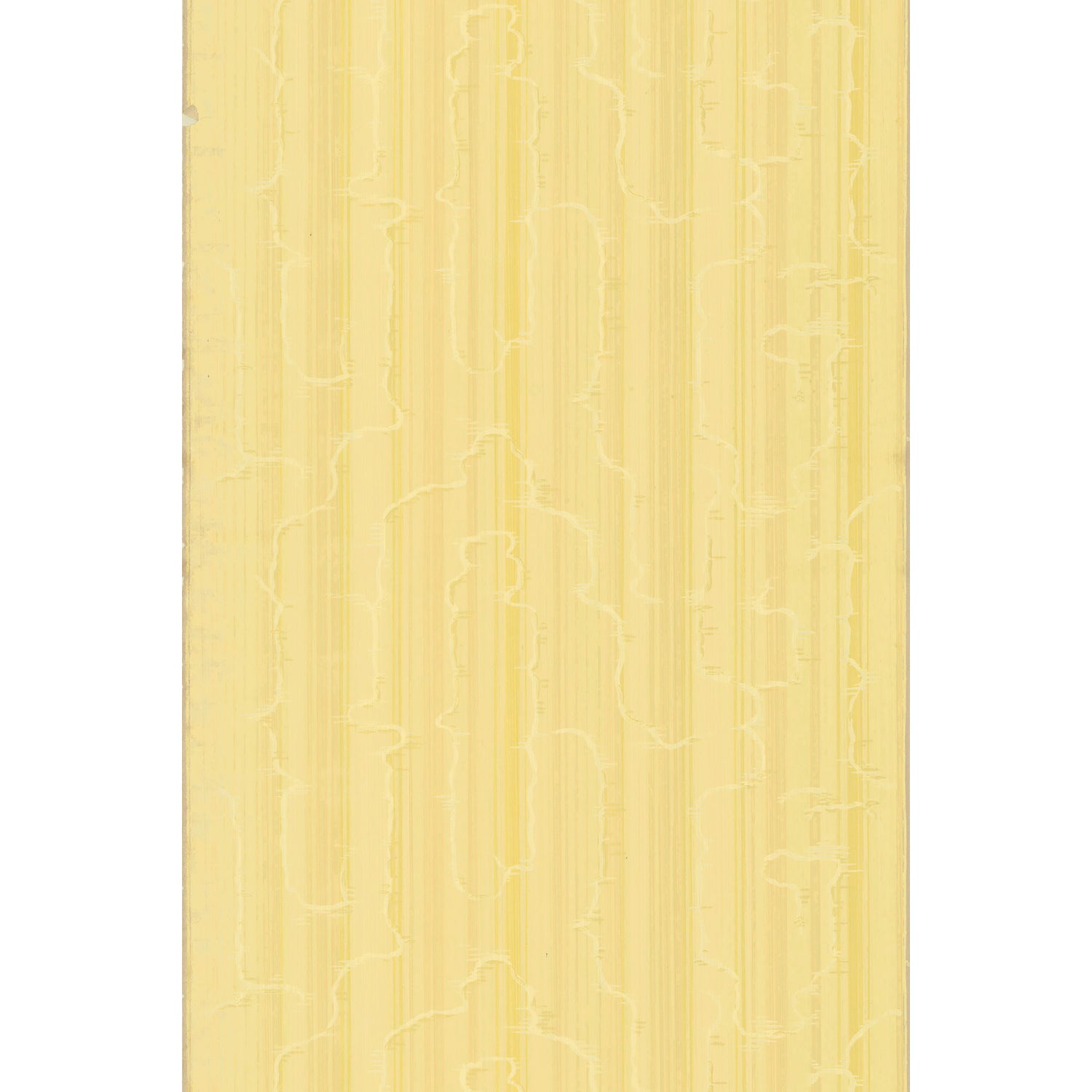 Vintagetapet Gula draperingar