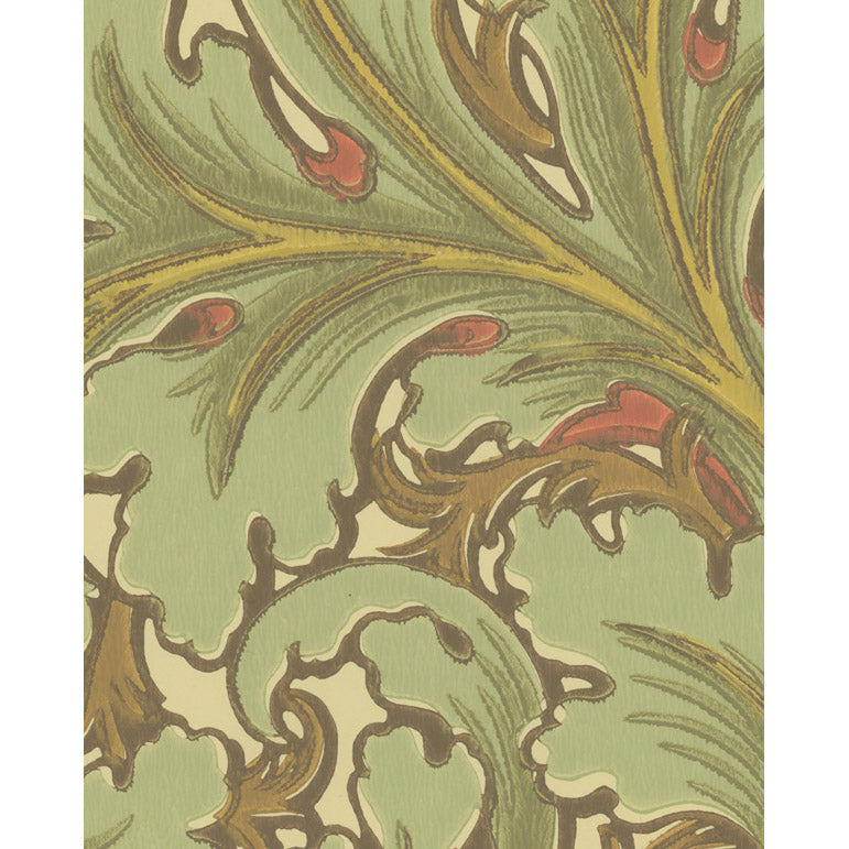 Vintagetapet Hav av akantus