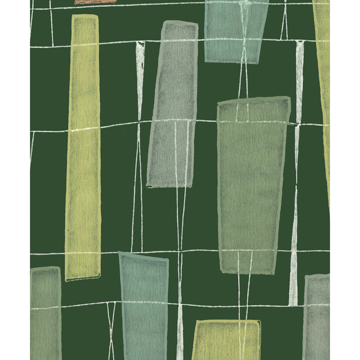 Tapet Essingen - Original Green