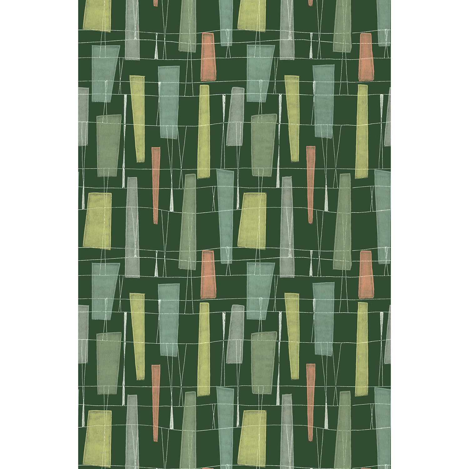 Tapet Essingen - Original Green