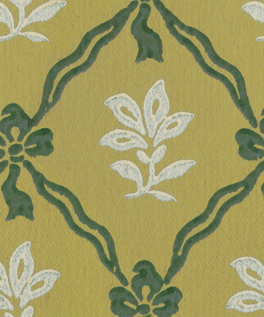 Tapet Franklin - Chartreuse/Green