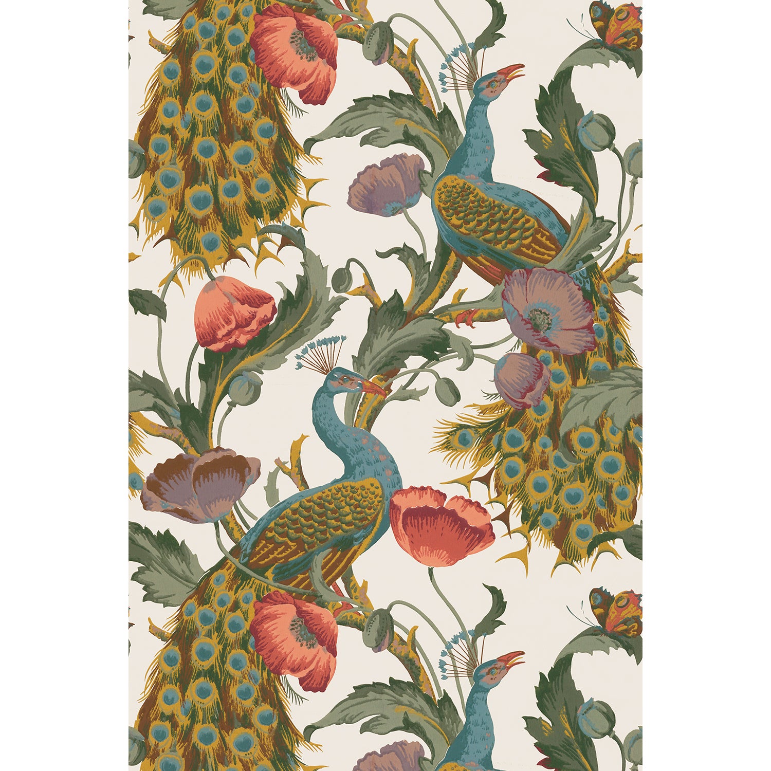 Tapet The Peacock - Light