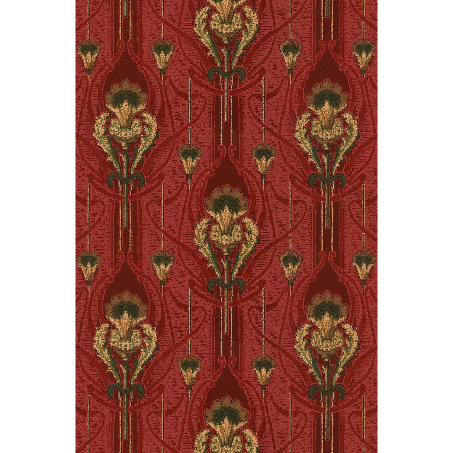 Tapet Paterson - Original Red