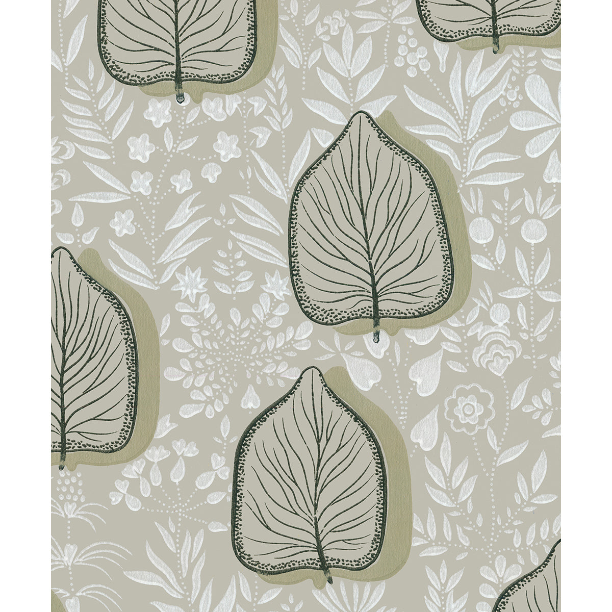 Tapet Amager - Original Olive