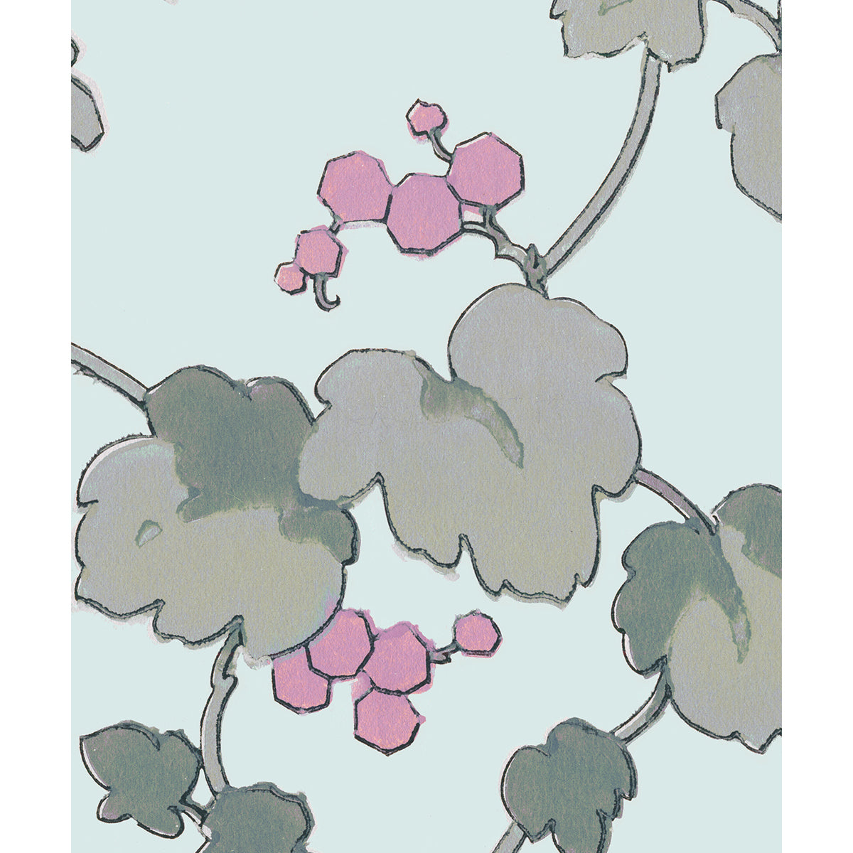 Tapet Vadstena - Blue